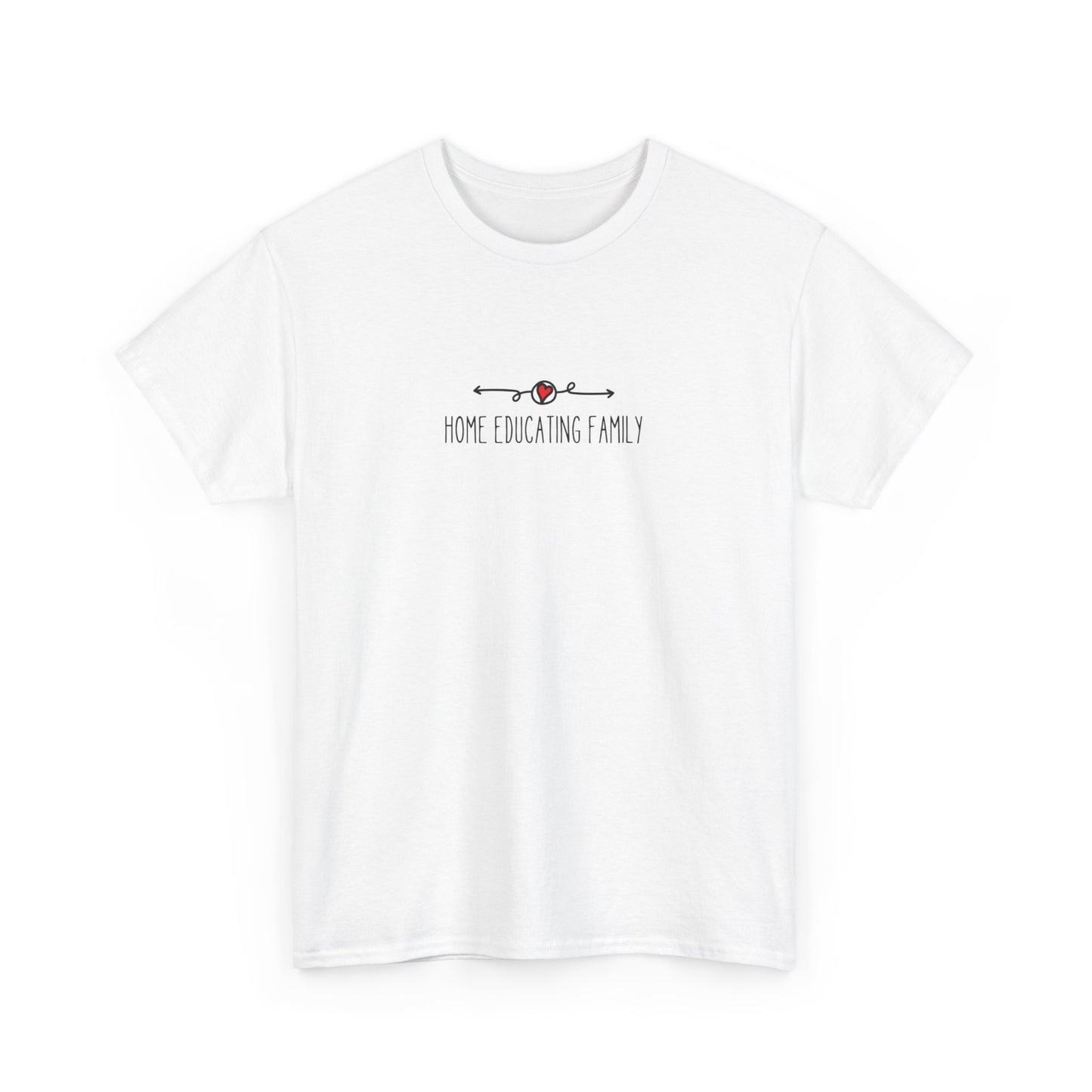 Unisex Heavy Cotton T-shirt - Home Educating Family - Thsirt For Home Educating Parents - Home Education