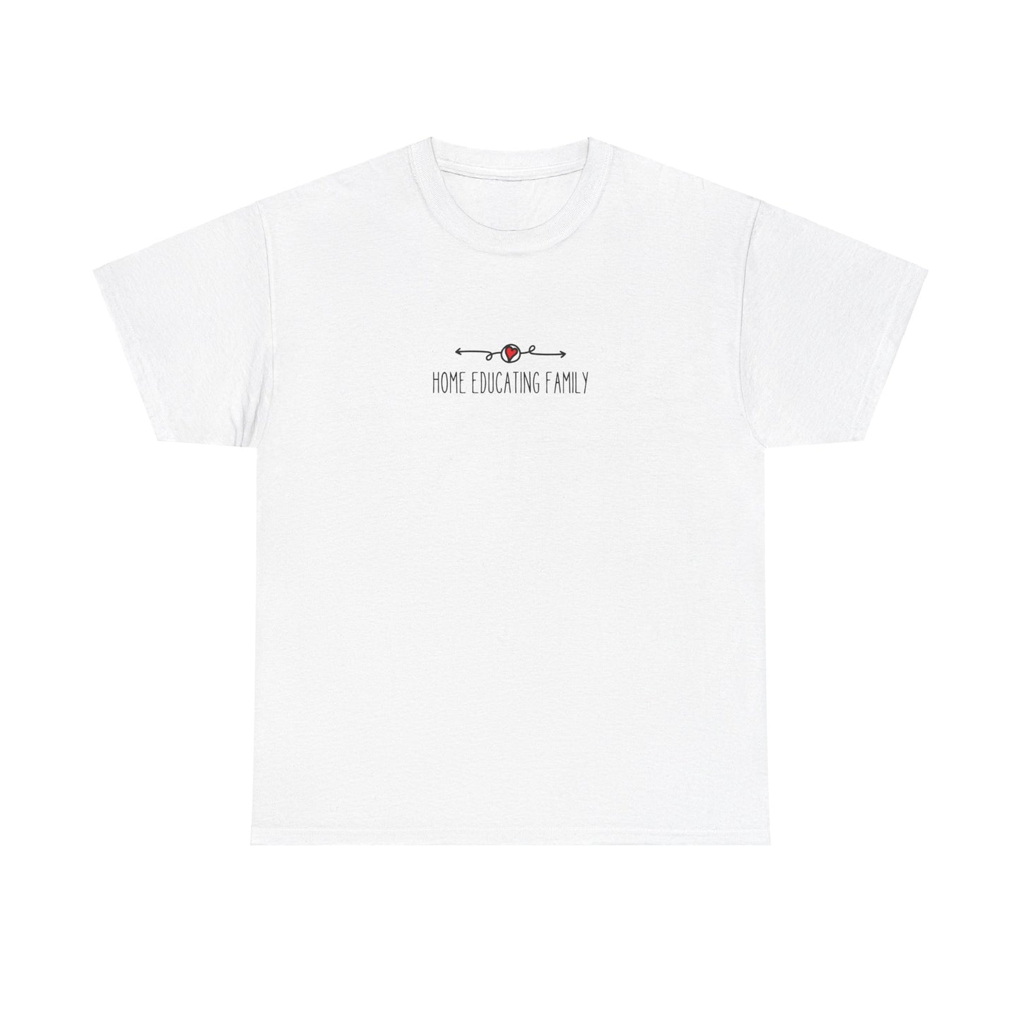 Unisex Heavy Cotton T-shirt - Home Educating Family - Thsirt For Home Educating Parents - Home Education