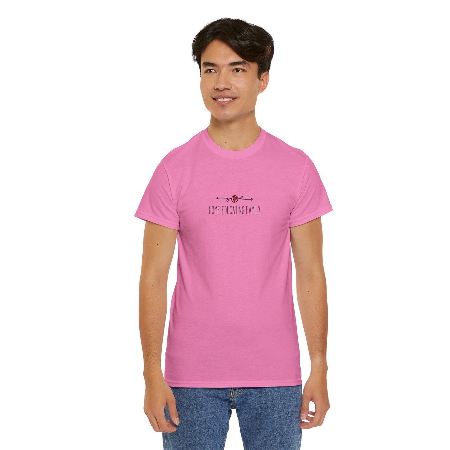 Unisex Heavy Cotton T-shirt - Home Educating Family - Thsirt For Home Educating Parents - Home Education