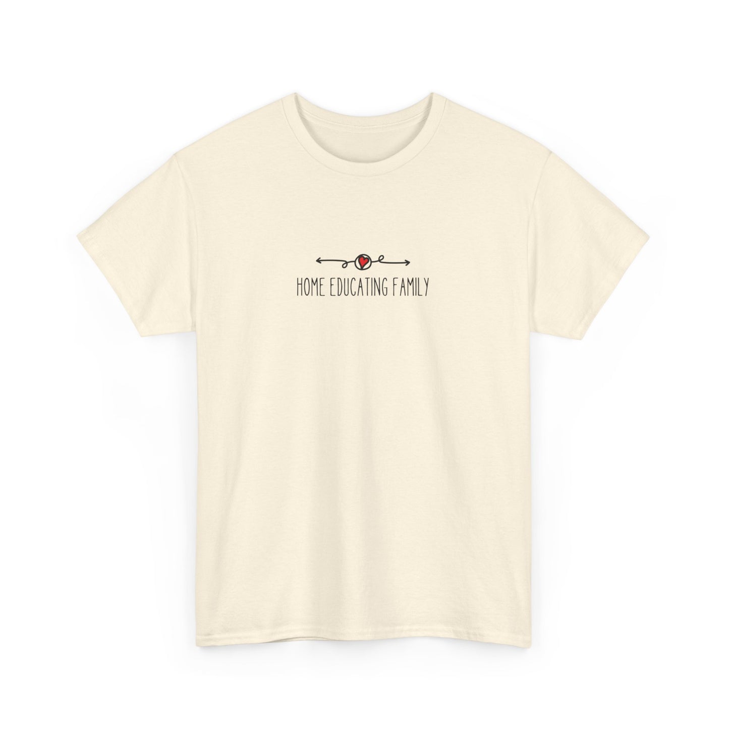 Unisex Heavy Cotton T-shirt - Home Educating Family - Thsirt For Home Educating Parents - Home Education