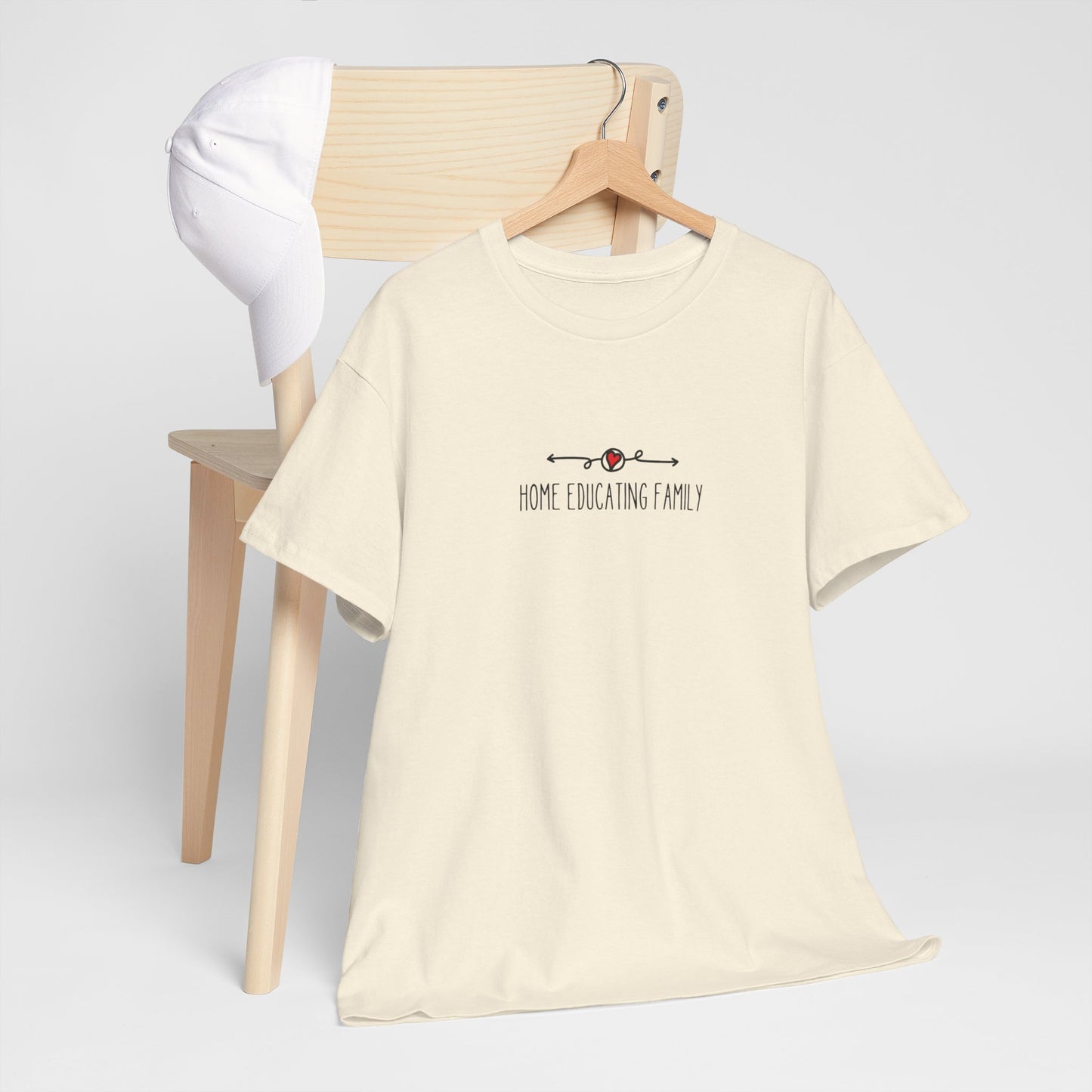 Unisex Heavy Cotton T-shirt - Home Educating Family - Thsirt For Home Educating Parents - Home Education