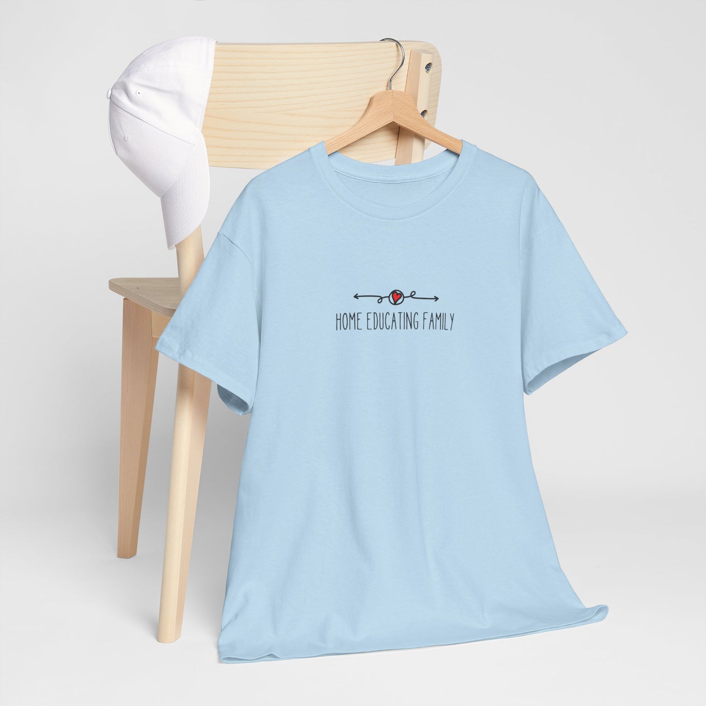 Unisex Heavy Cotton T-shirt - Home Educating Family - Thsirt For Home Educating Parents - Home Education