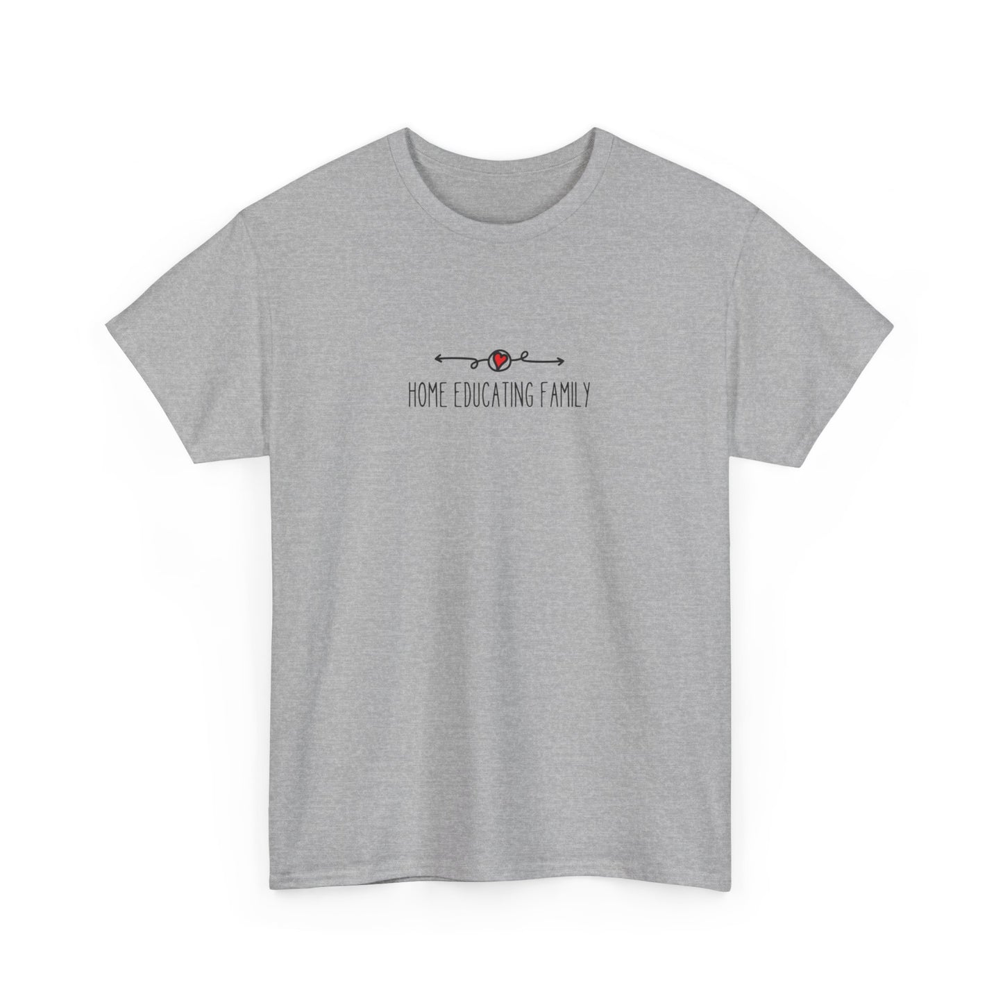 Unisex Heavy Cotton T-shirt - Home Educating Family - Thsirt For Home Educating Parents - Home Education