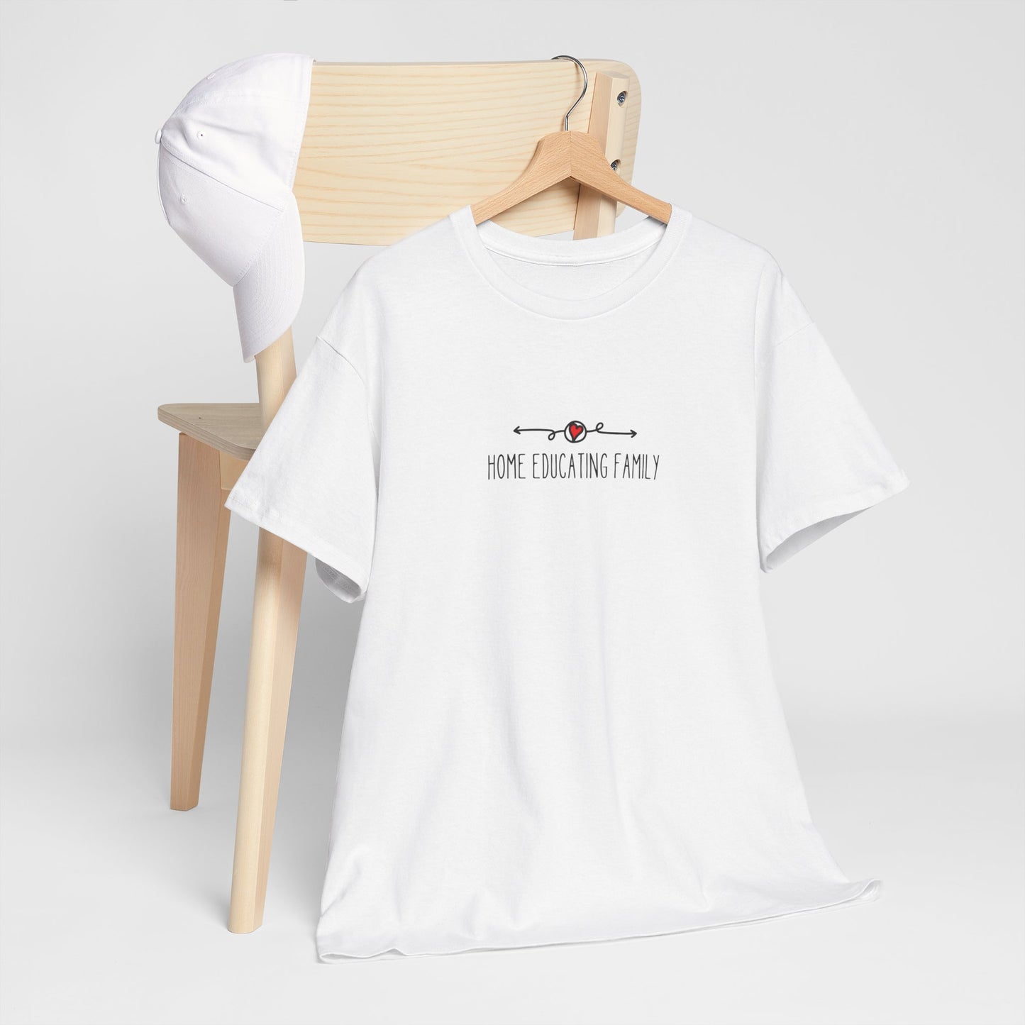 Unisex Heavy Cotton T-shirt - Home Educating Family - Thsirt For Home Educating Parents - Home Education