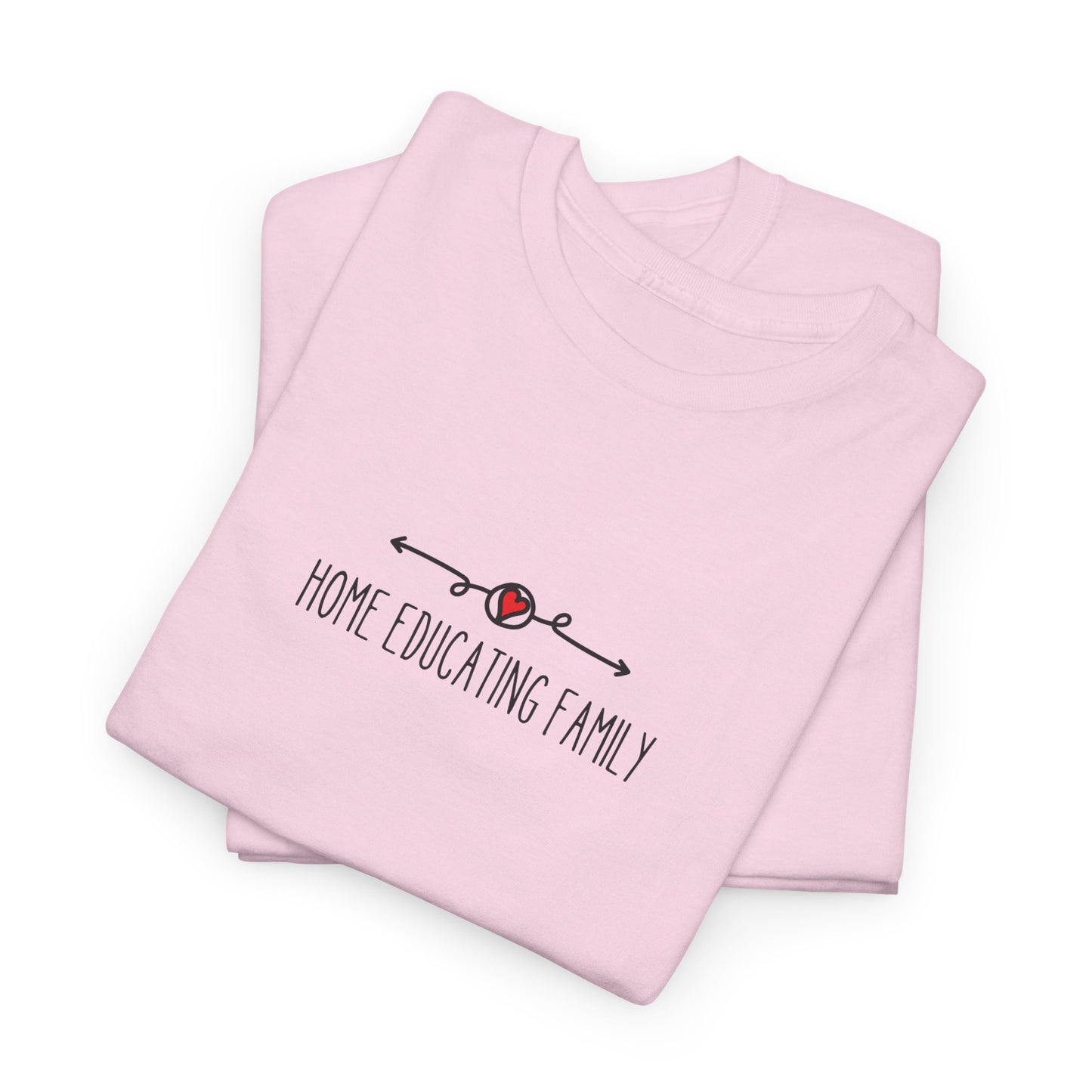 Unisex Heavy Cotton T-shirt - Home Educating Family - Thsirt For Home Educating Parents - Home Education