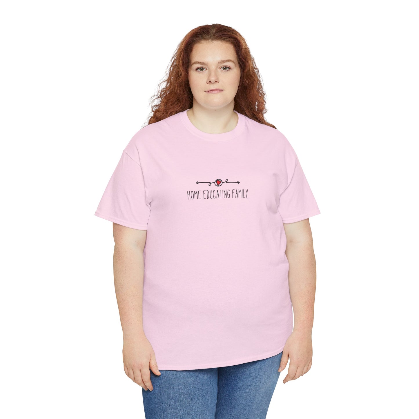 Unisex Heavy Cotton T-shirt - Home Educating Family - Thsirt For Home Educating Parents - Home Education