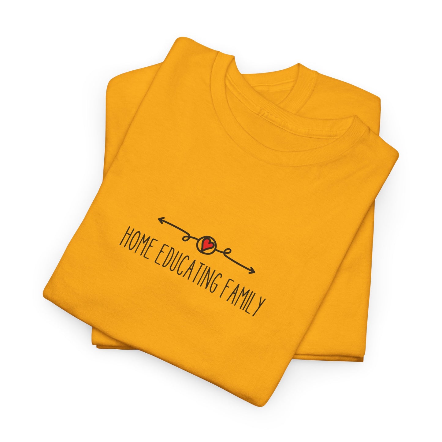 Unisex Heavy Cotton T-shirt - Home Educating Family - Thsirt For Home Educating Parents - Home Education