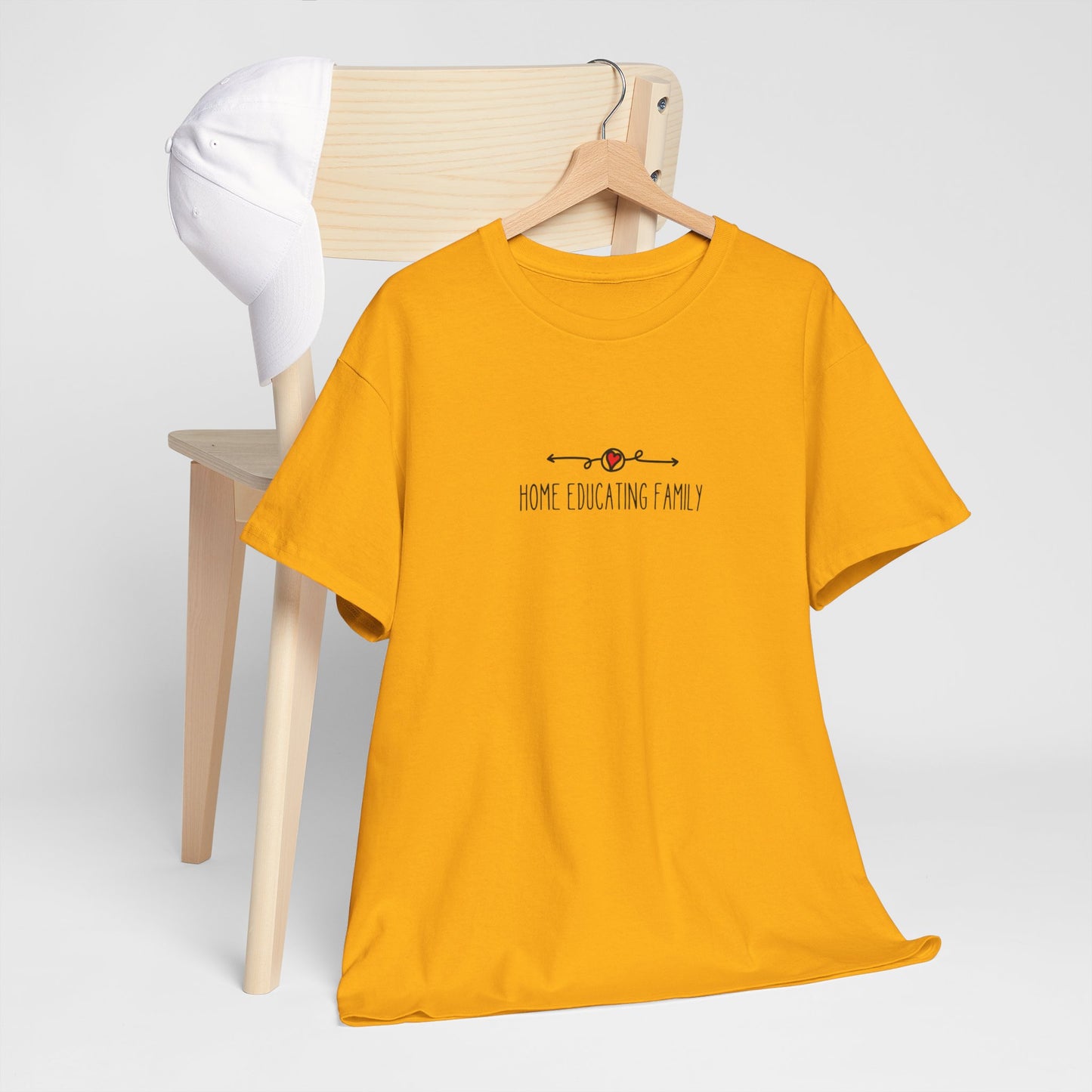 Unisex Heavy Cotton T-shirt - Home Educating Family - Thsirt For Home Educating Parents - Home Education