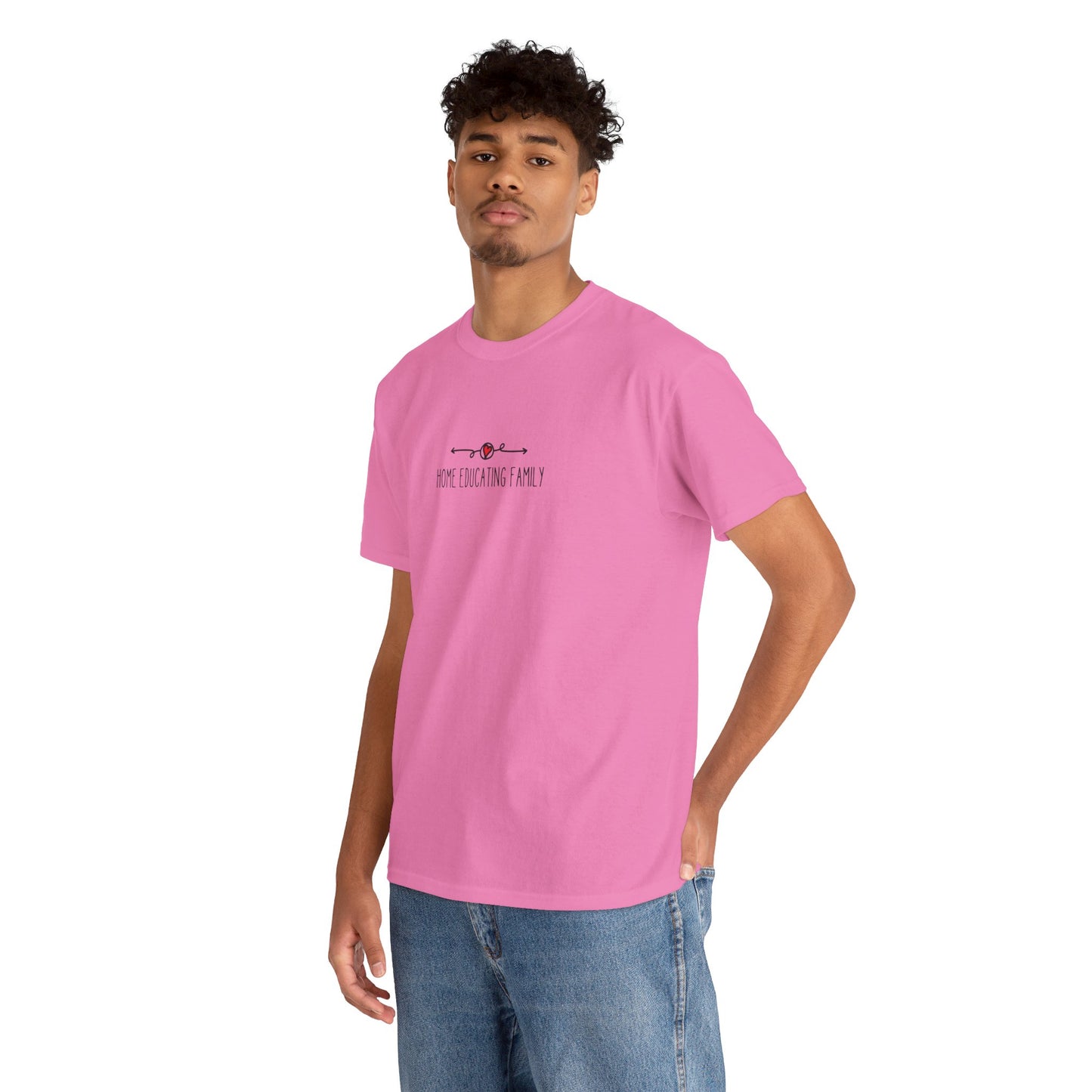 Unisex Heavy Cotton T-shirt - Home Educating Family - Thsirt For Home Educating Parents - Home Education