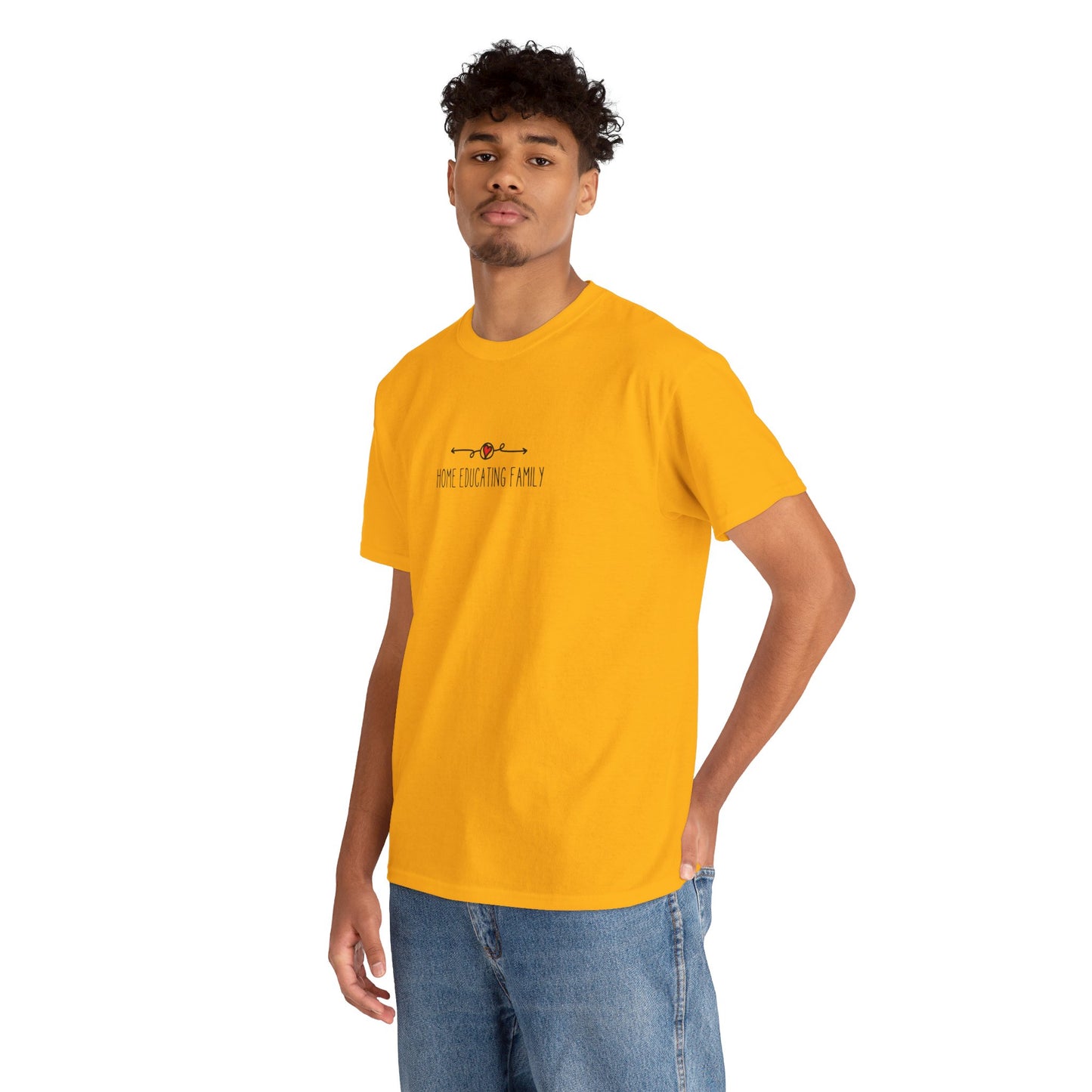 Unisex Heavy Cotton T-shirt - Home Educating Family - Thsirt For Home Educating Parents - Home Education