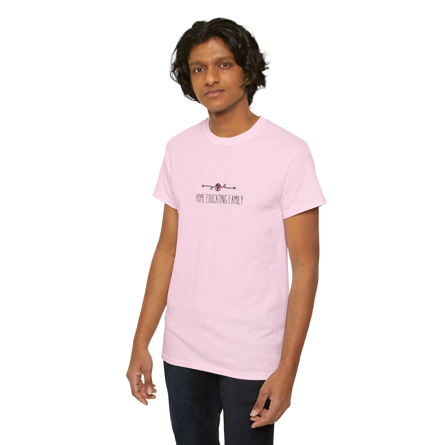 Unisex Heavy Cotton T-shirt - Home Educating Family - Thsirt For Home Educating Parents - Home Education