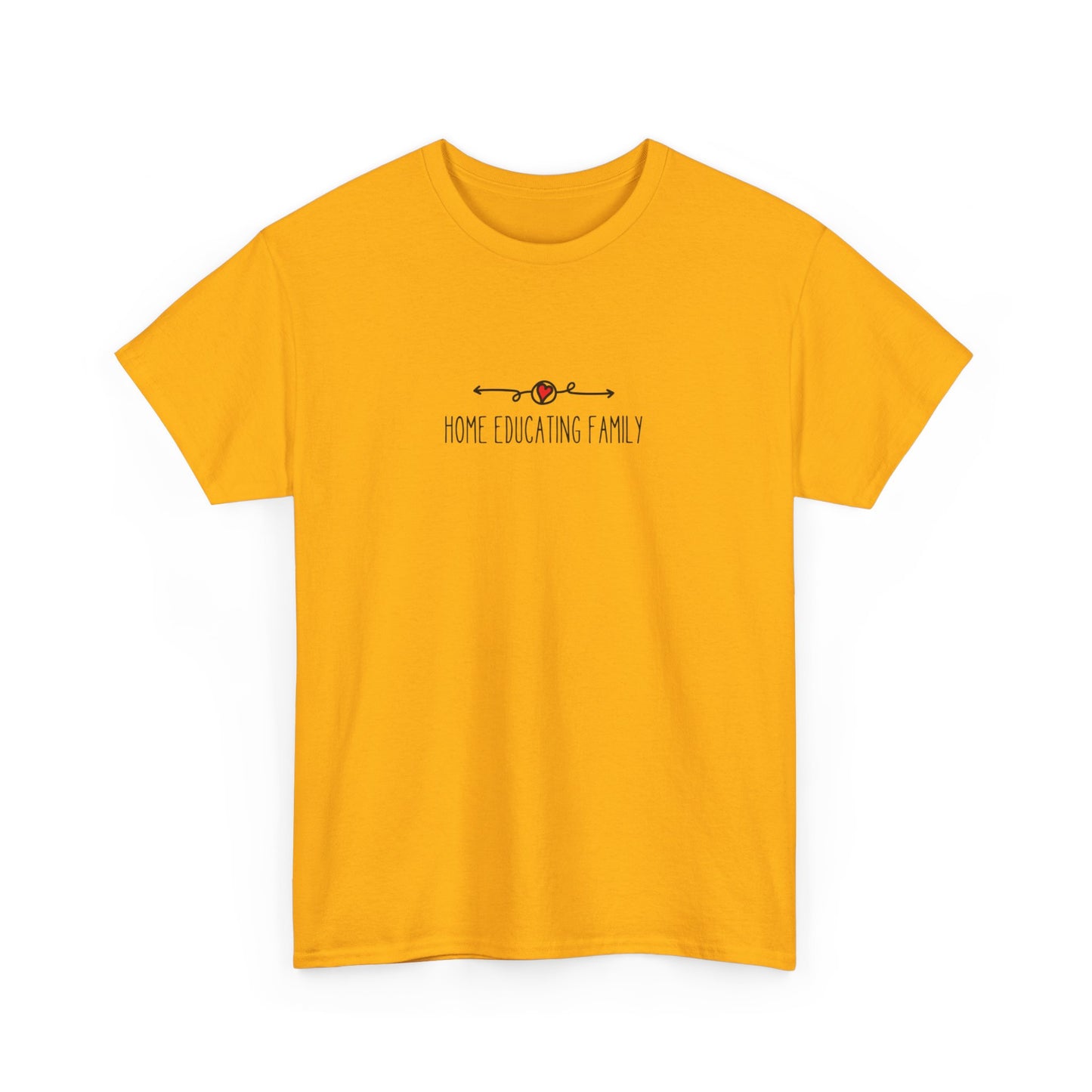 Unisex Heavy Cotton T-shirt - Home Educating Family - Thsirt For Home Educating Parents - Home Education