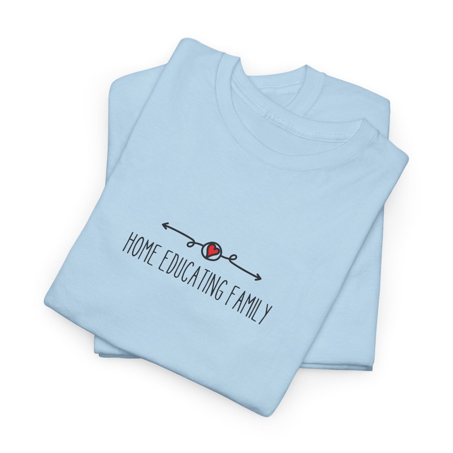 Unisex Heavy Cotton T-shirt - Home Educating Family - Thsirt For Home Educating Parents - Home Education