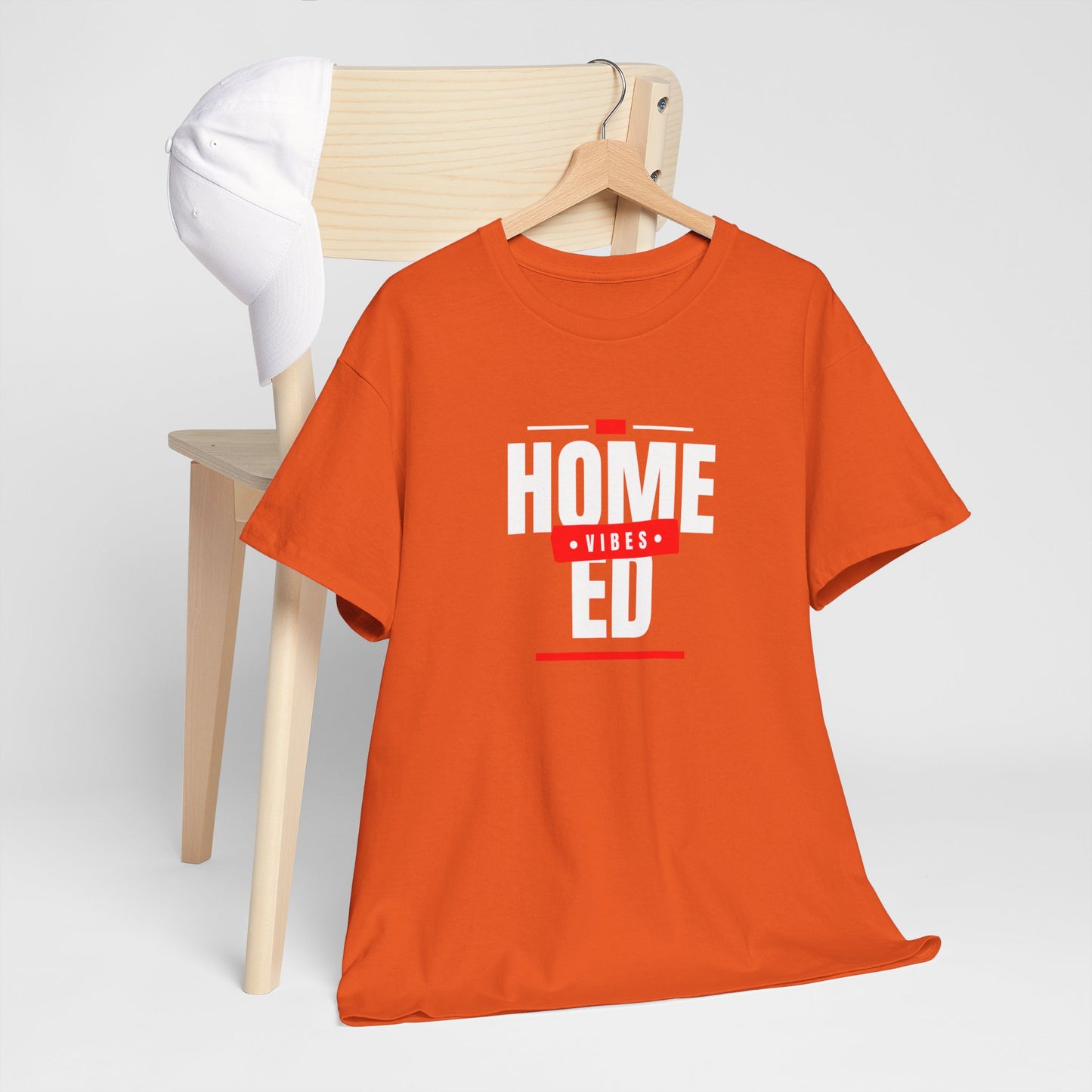 Unisex Heavy Cotton T-shirt - Home Ed Vibes - Tshirt For Home Educating Parents - Home Education Fashion