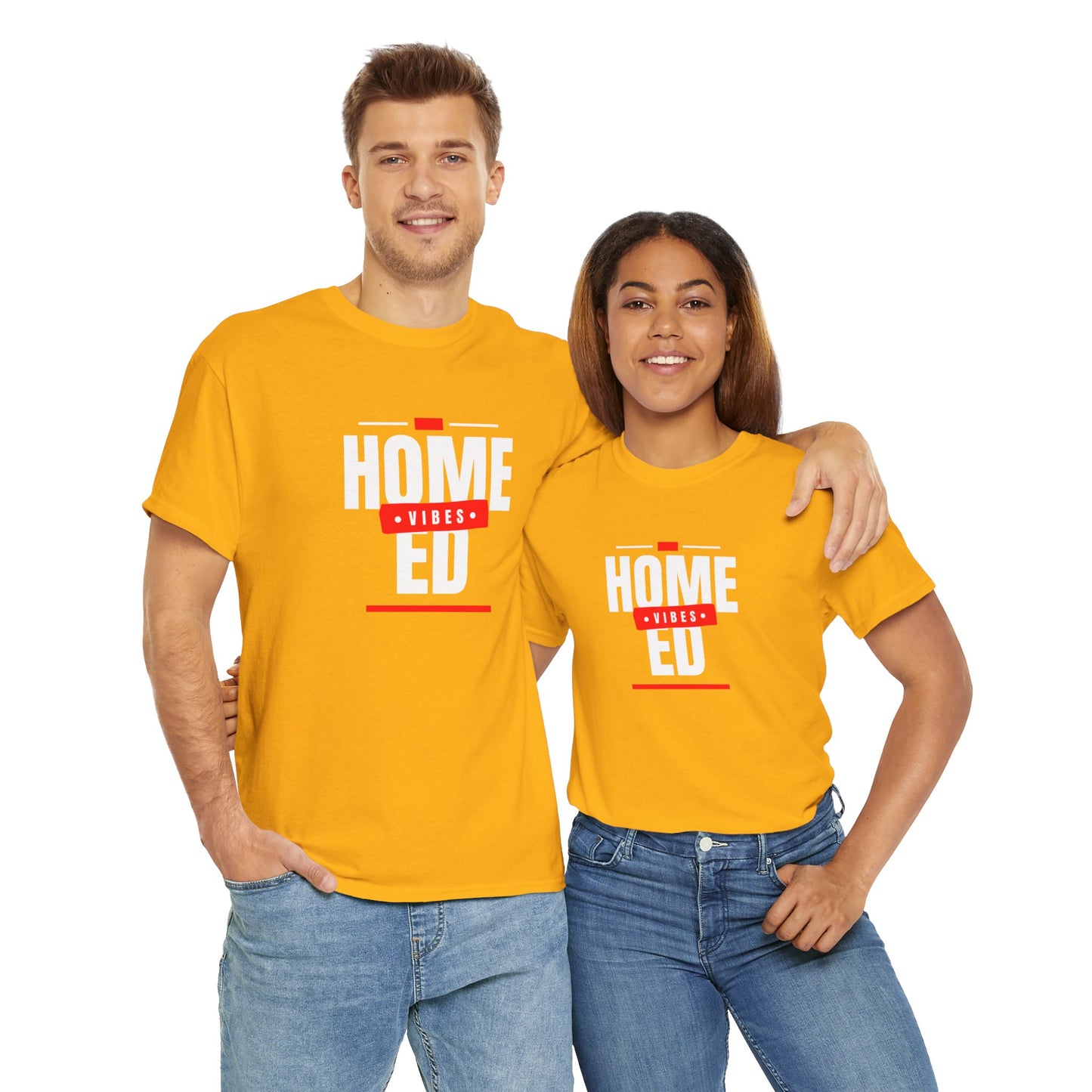 Unisex Heavy Cotton T-shirt - Home Ed Vibes - Tshirt For Home Educating Parents - Home Education Fashion