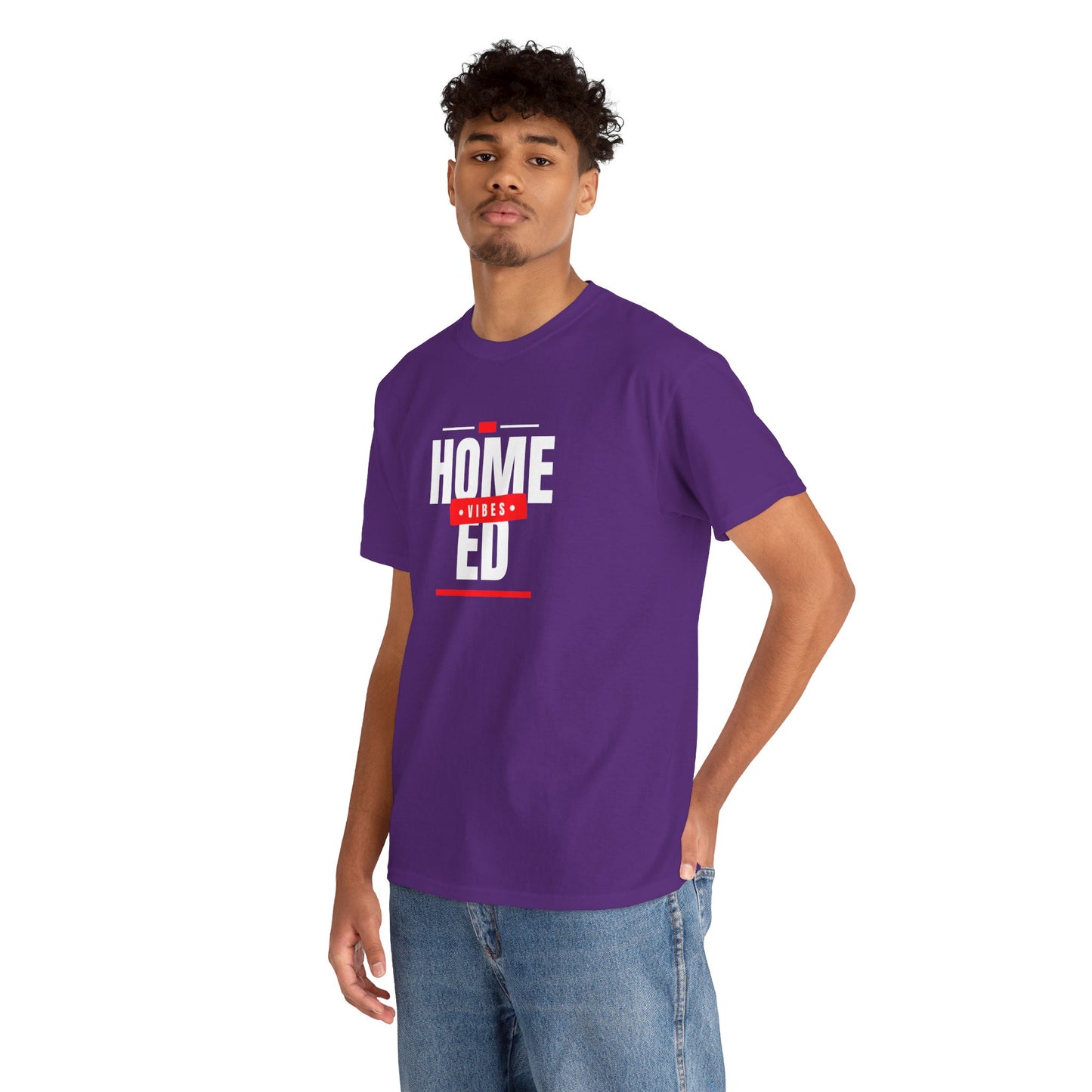 Unisex Heavy Cotton T-shirt - Home Ed Vibes - Tshirt For Home Educating Parents - Home Education Fashion