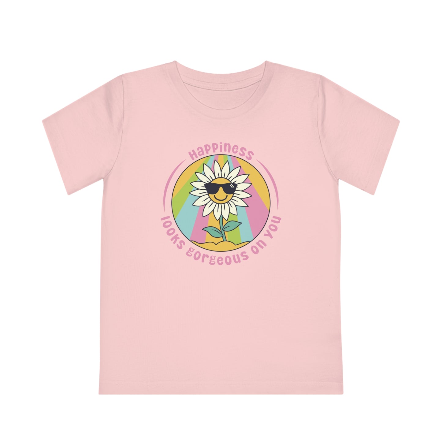 Kids' Eco Friendly T-Shirt - Happiness looks gorgeous on you