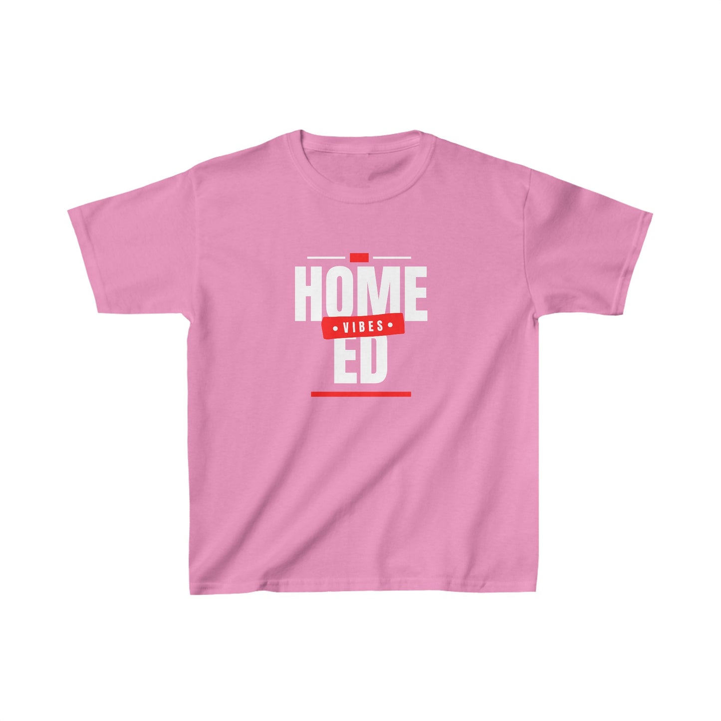 Kids Heavy Cotton™ T-shirt - Home Ed Vibes - Tshirt For Home Educated Kids - Home Education