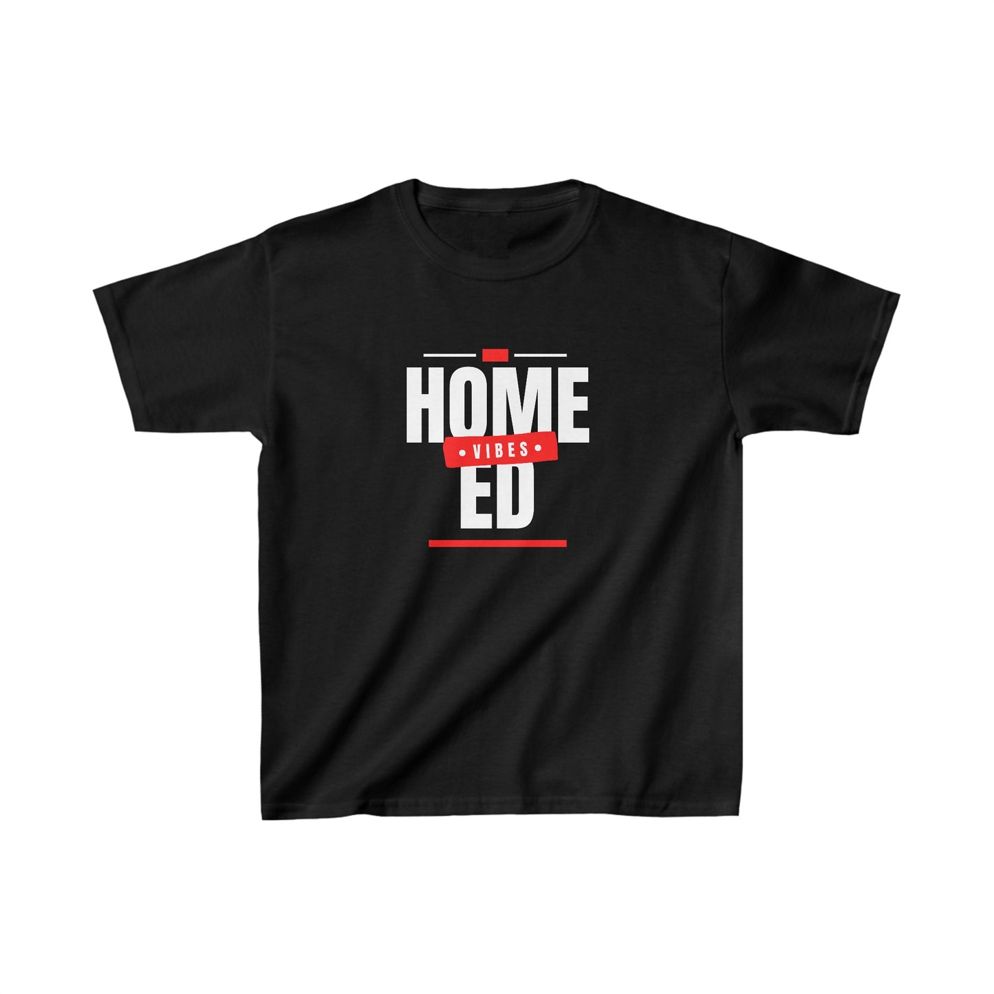 Kids Heavy Cotton™ T-shirt - Home Ed Vibes - Tshirt For Home Educated Kids - Home Education