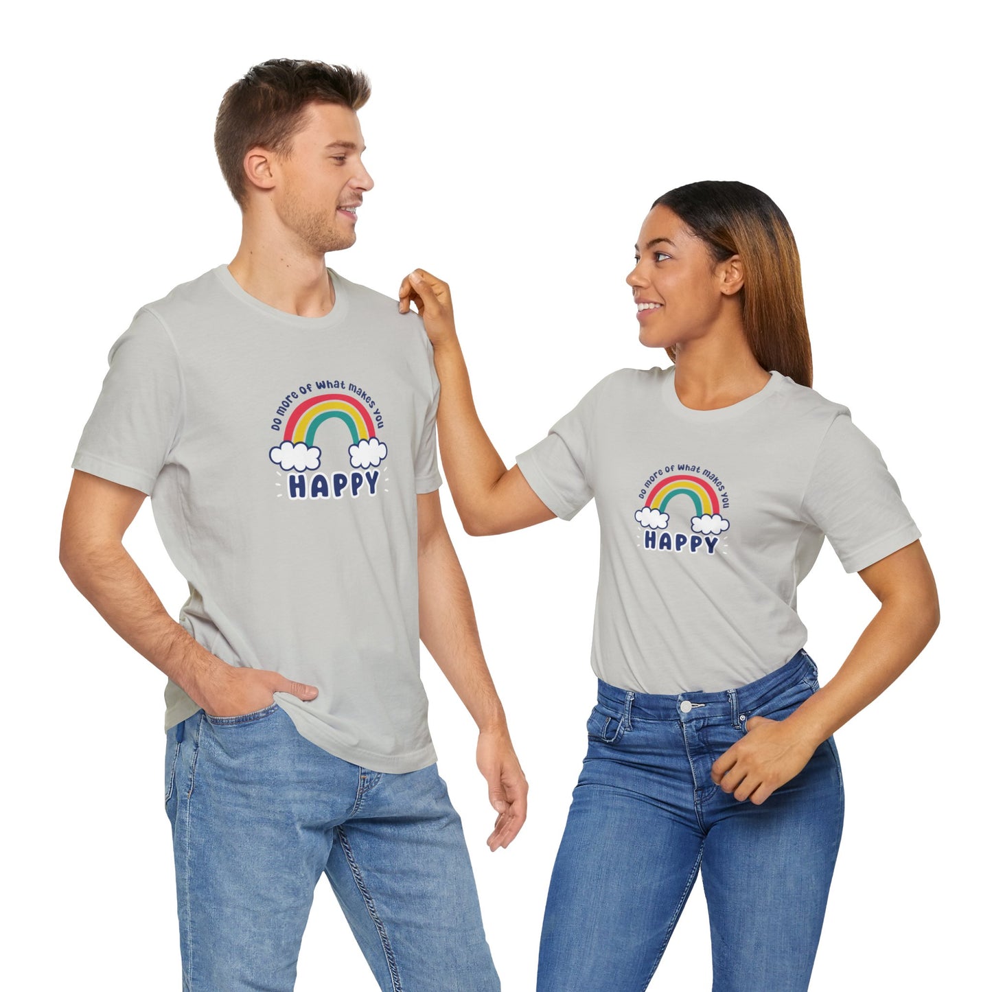 Unisex Jersey Short Sleeve Tee - Do more of what makes you happy