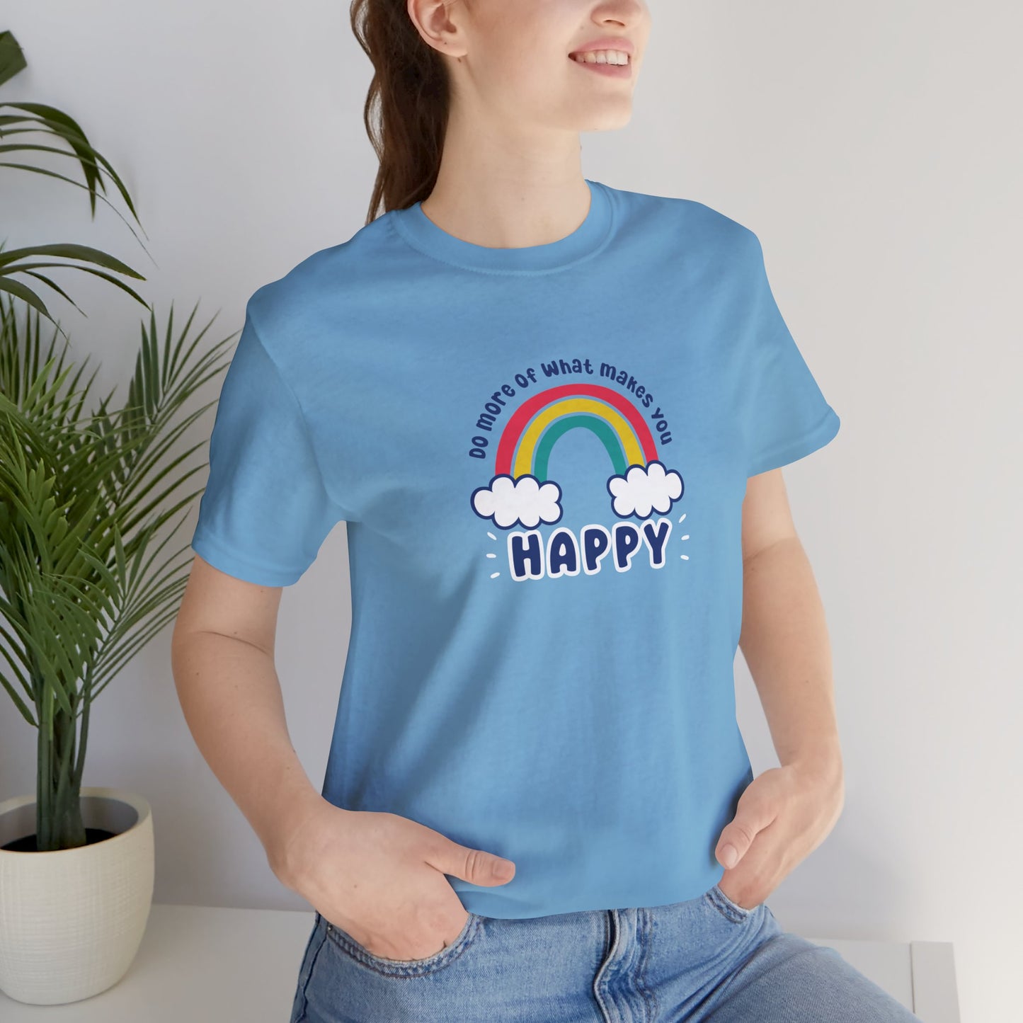 Unisex Jersey Short Sleeve Tee - Do more of what makes you happy