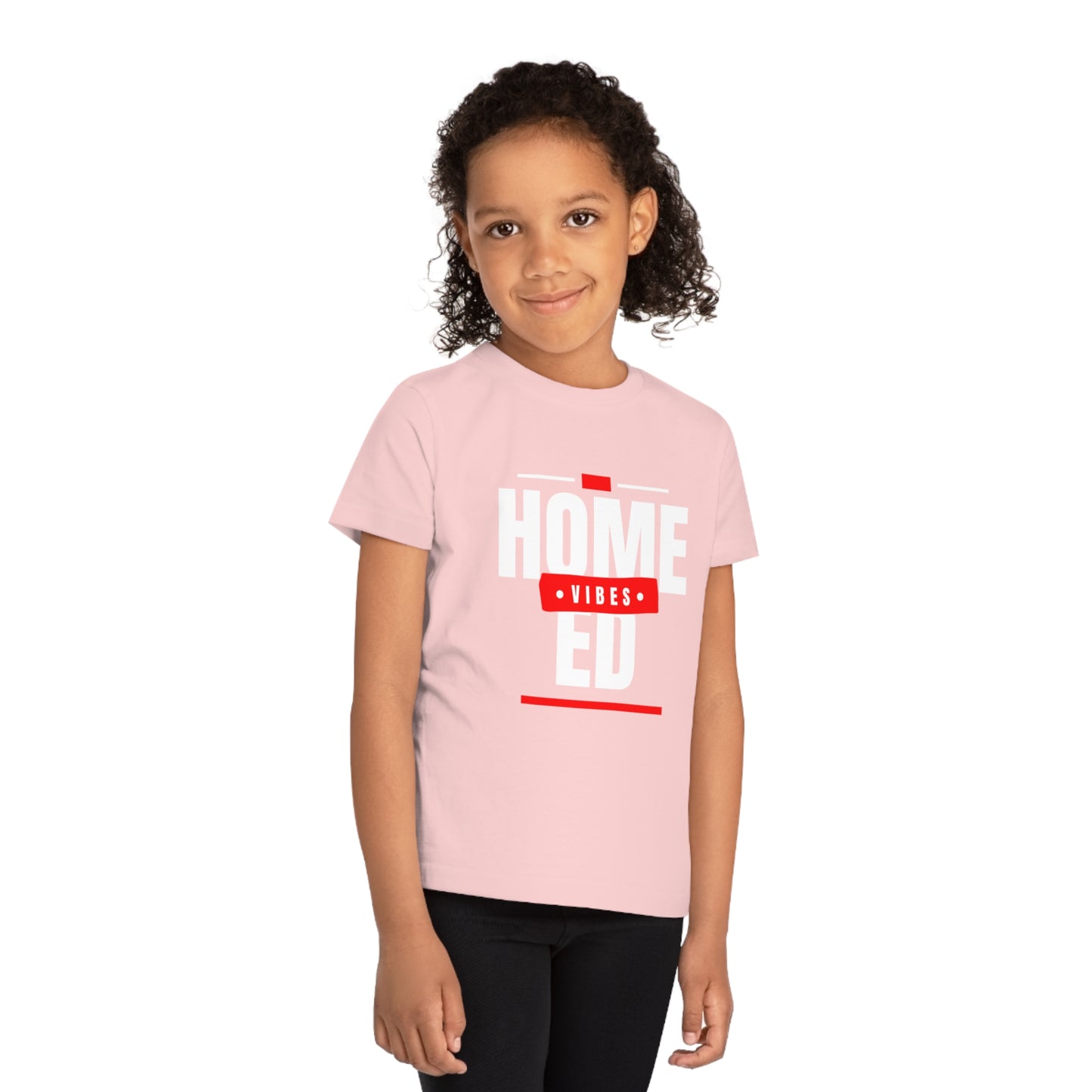 Kids' Organic T-Shirt - Home Ed Vibes - Tshirt For Home Educated Kids - Home Education Fashion