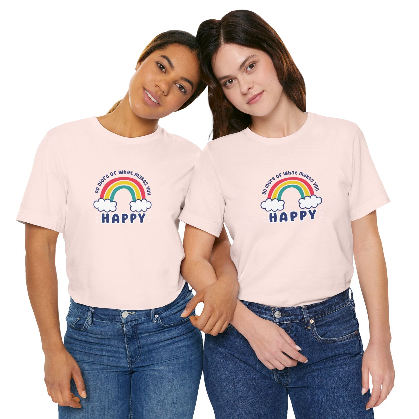 Unisex Jersey Short Sleeve Tee - Do more of what makes you happy