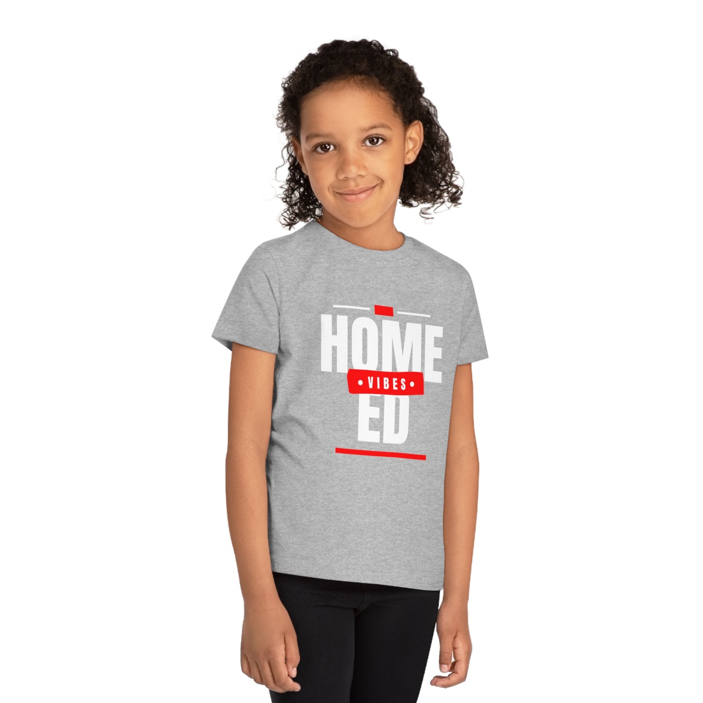 Kids' Organic T-Shirt - Home Ed Vibes - Tshirt For Home Educated Kids - Home Education Fashion