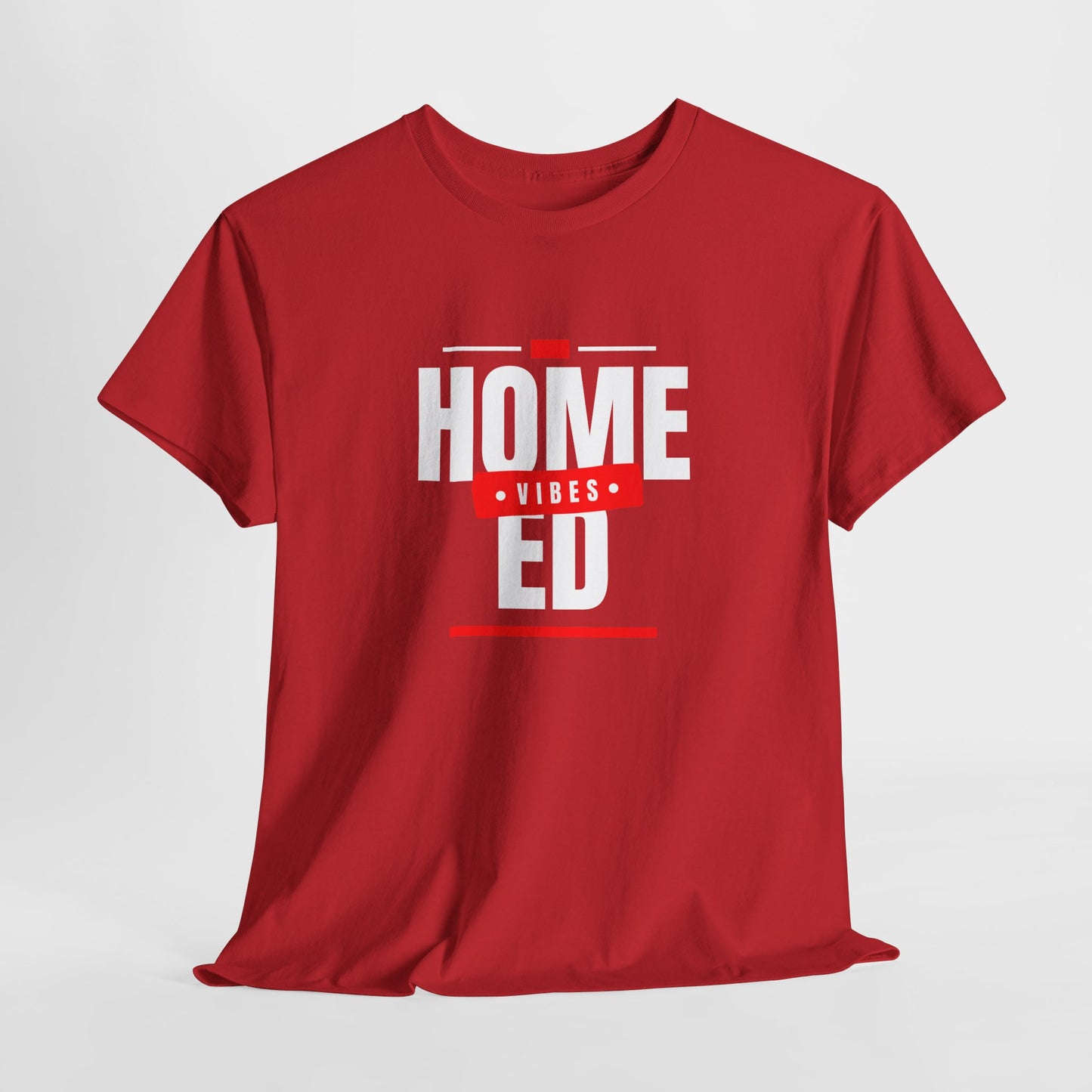 Unisex Heavy Cotton T-shirt - Home Ed Vibes - Tshirt For Home Educating Parents - Home Education Fashion