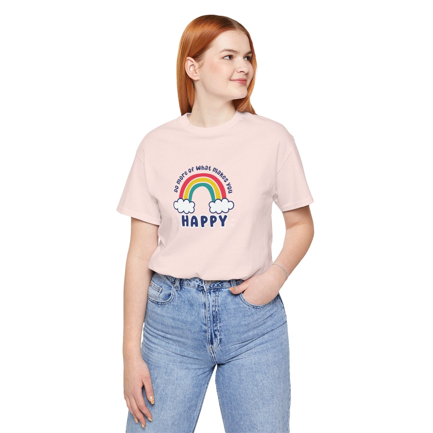 Unisex Jersey Short Sleeve Tee - Do more of what makes you happy