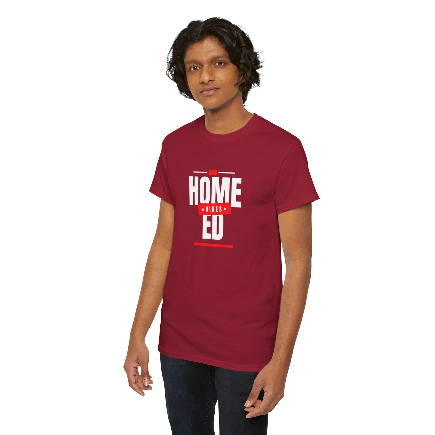 Unisex Heavy Cotton T-shirt - Home Ed Vibes - Tshirt For Home Educating Parents - Home Education Fashion