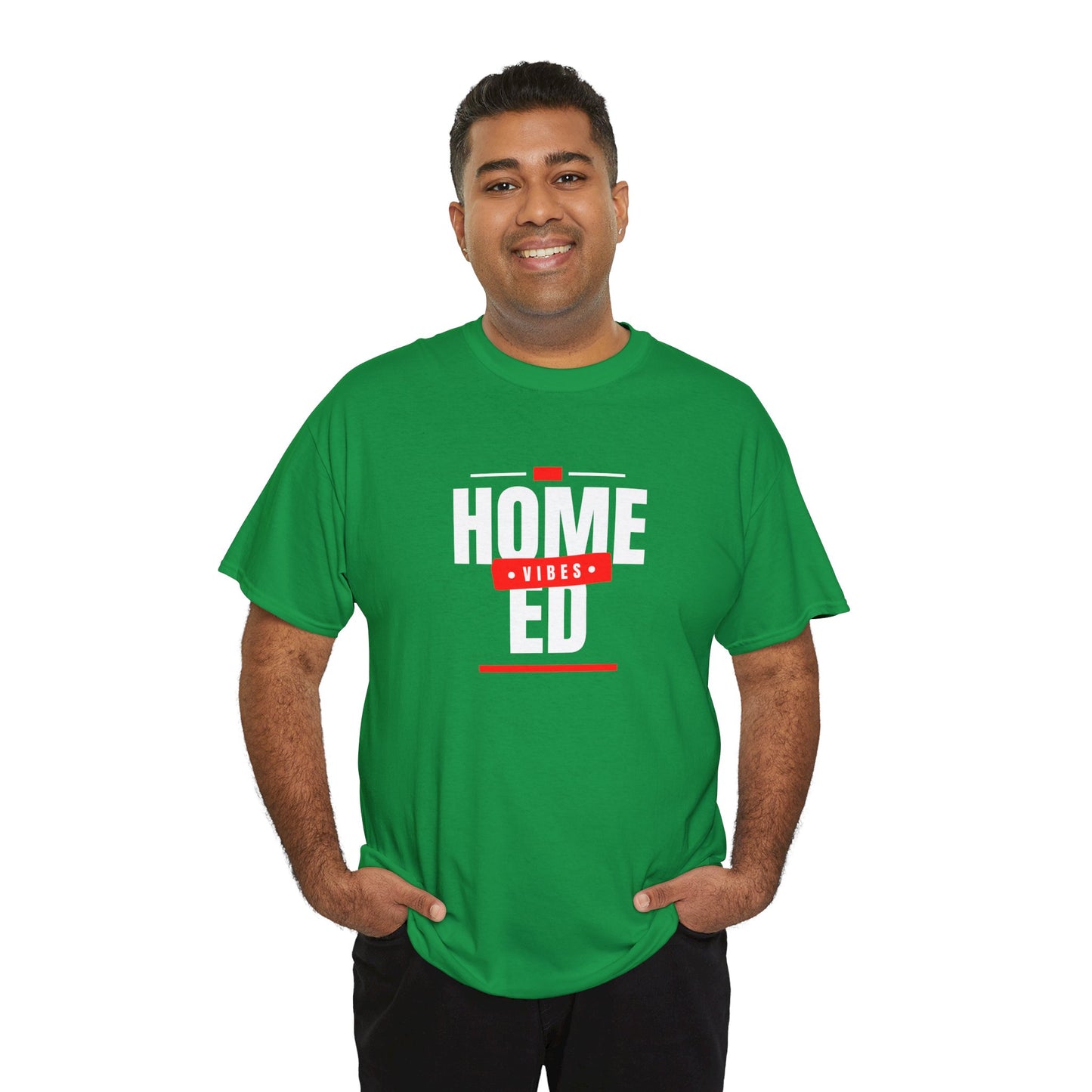 Unisex Heavy Cotton T-shirt - Home Ed Vibes - Tshirt For Home Educating Parents - Home Education Fashion