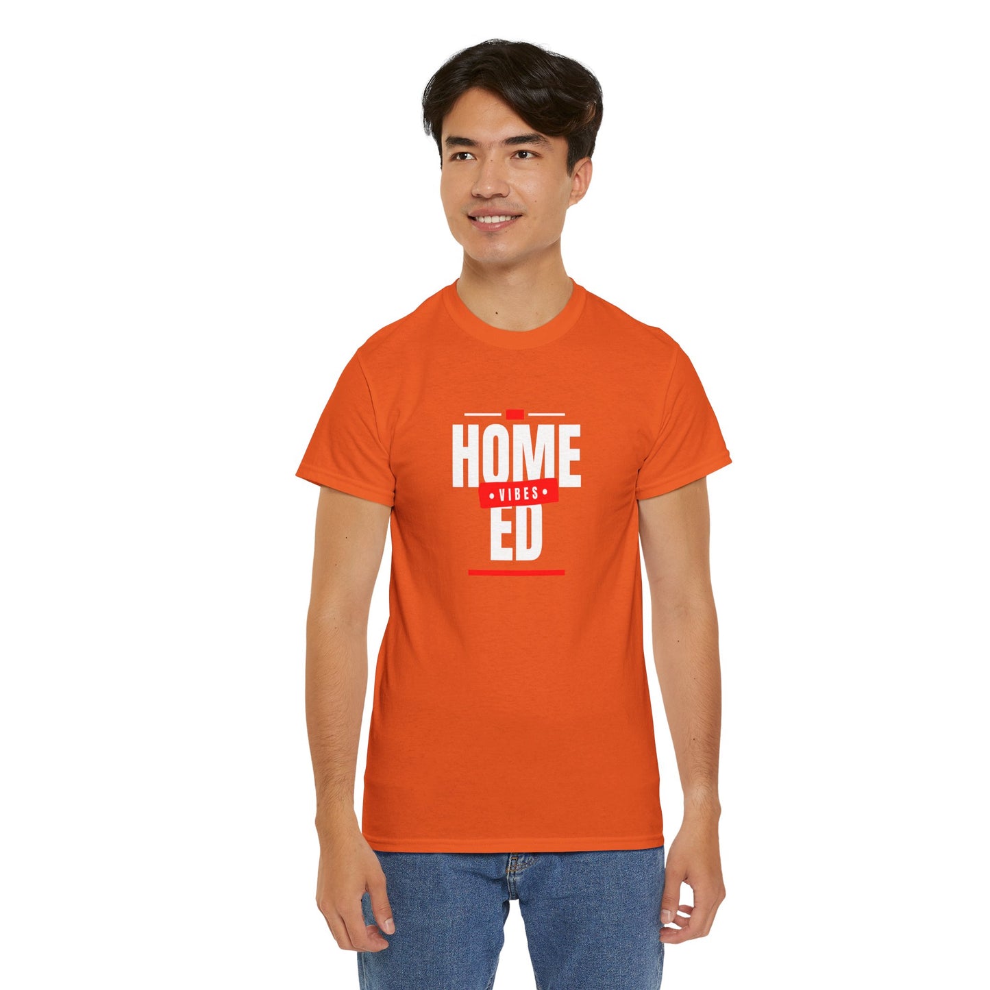 Unisex Heavy Cotton T-shirt - Home Ed Vibes - Tshirt For Home Educating Parents - Home Education Fashion