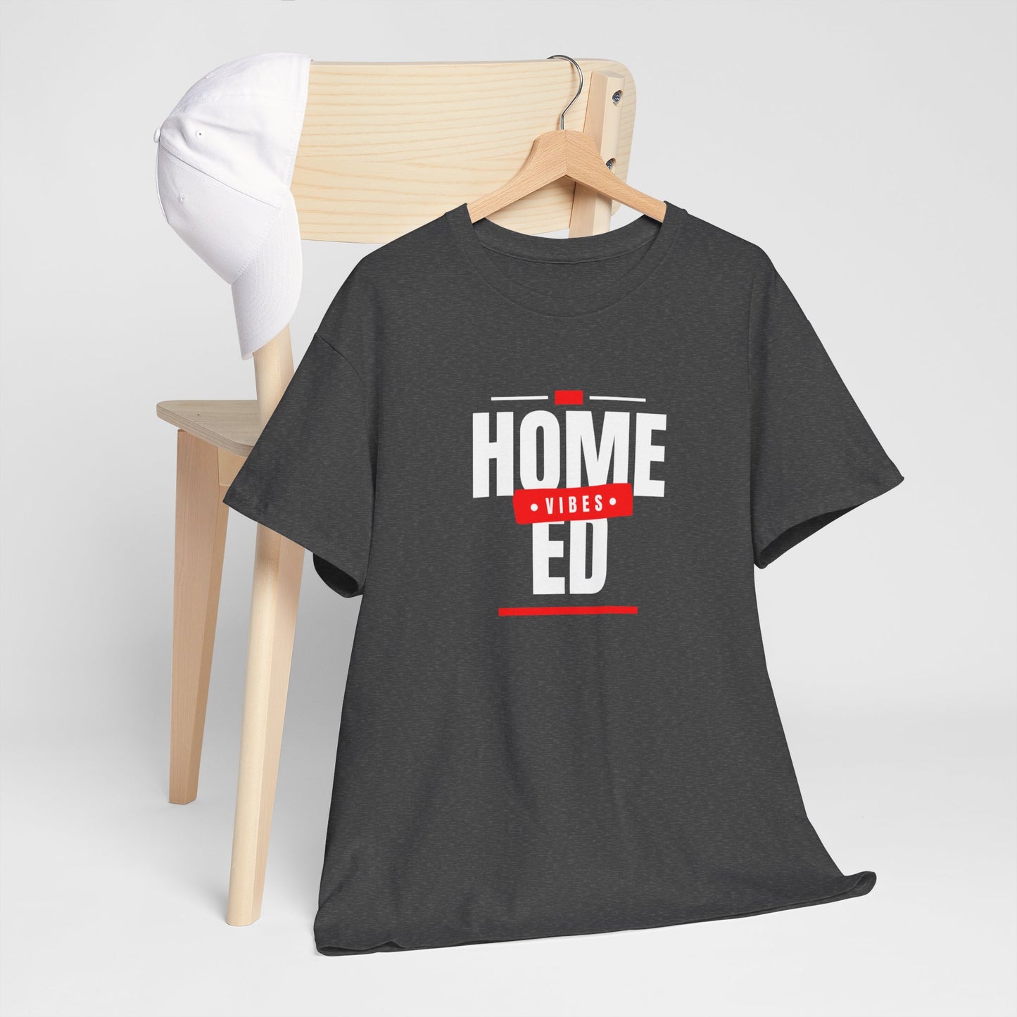 Unisex Heavy Cotton T-shirt - Home Ed Vibes - Tshirt For Home Educating Parents - Home Education Fashion