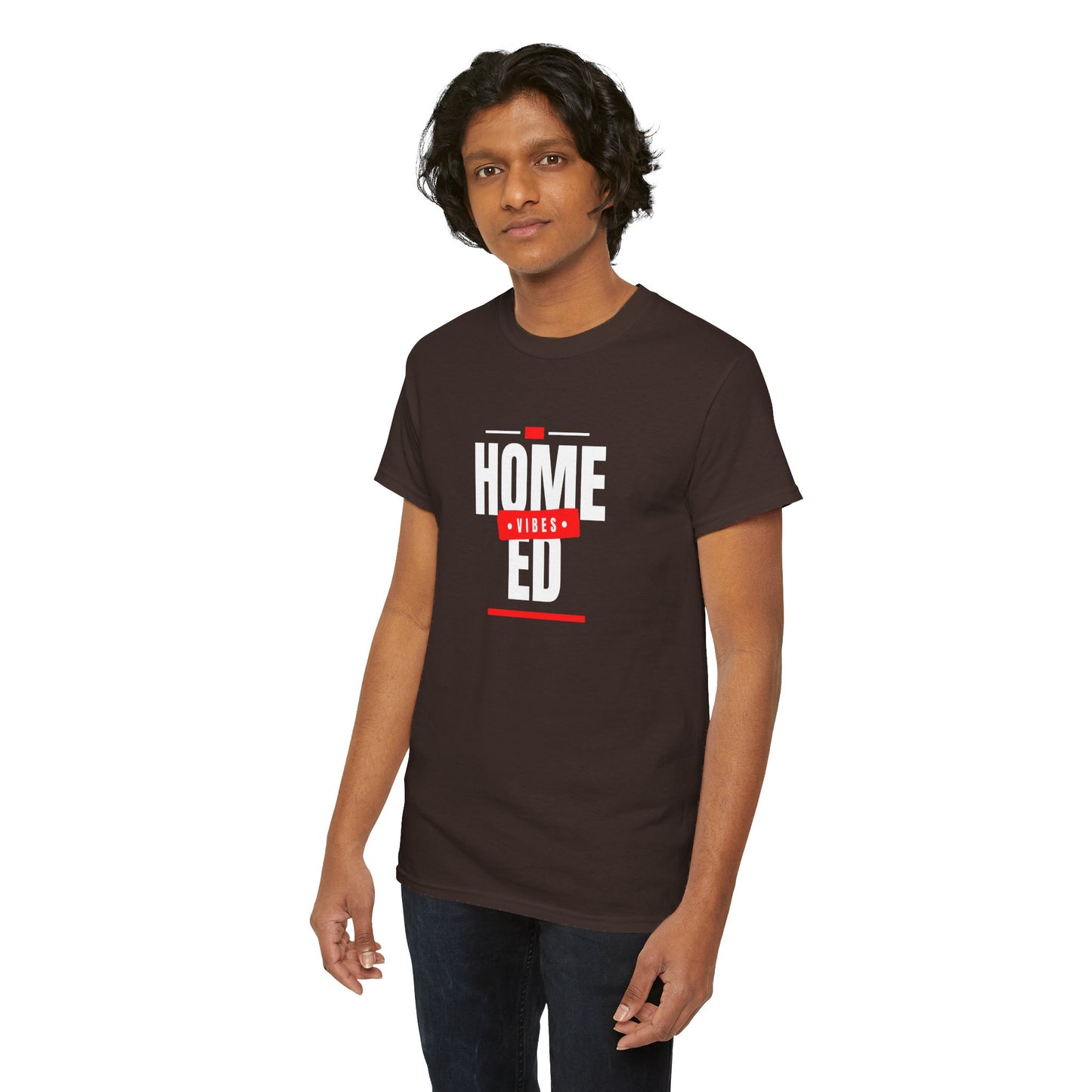 Unisex Heavy Cotton T-shirt - Home Ed Vibes - Tshirt For Home Educating Parents - Home Education Fashion