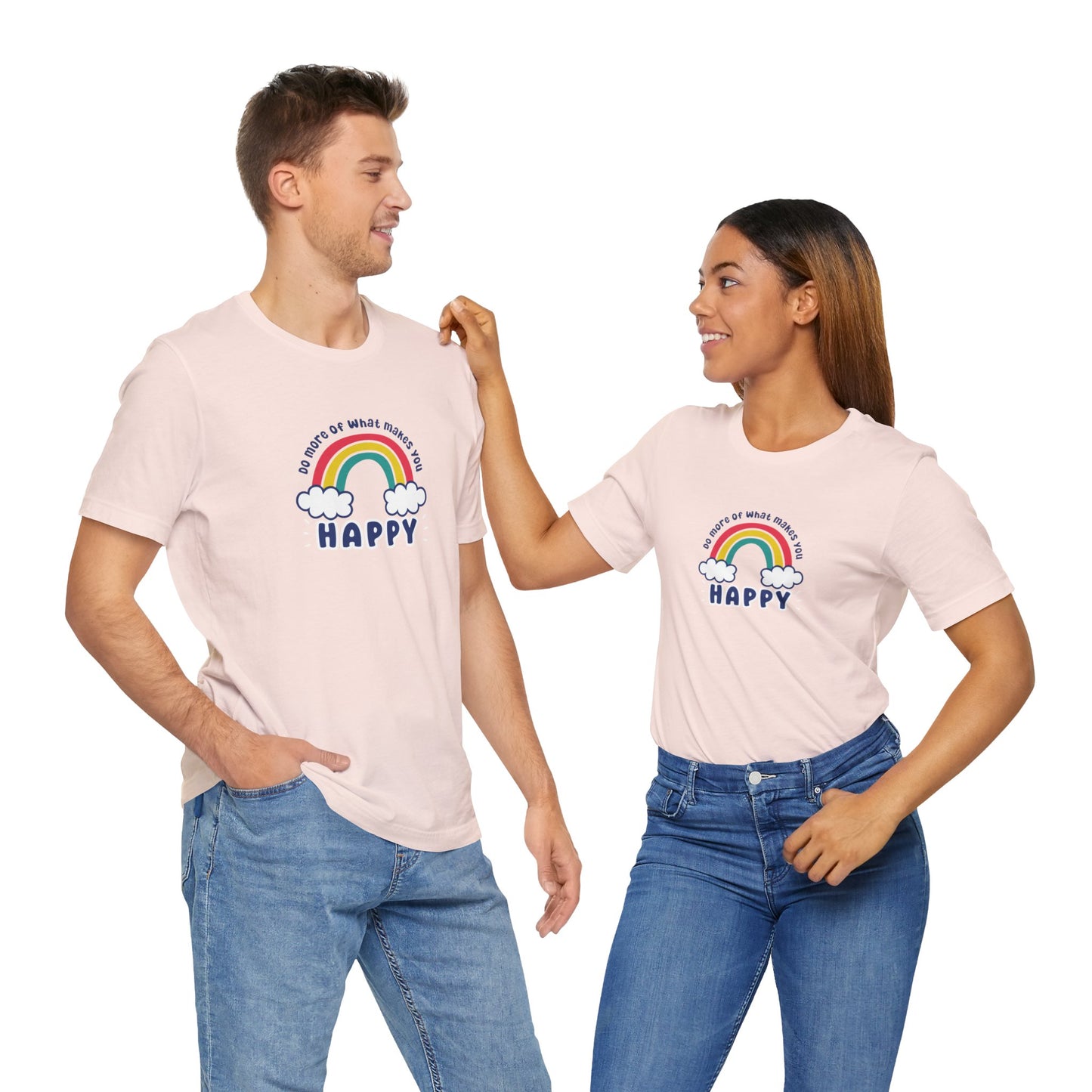 Unisex Jersey Short Sleeve Tee - Do more of what makes you happy