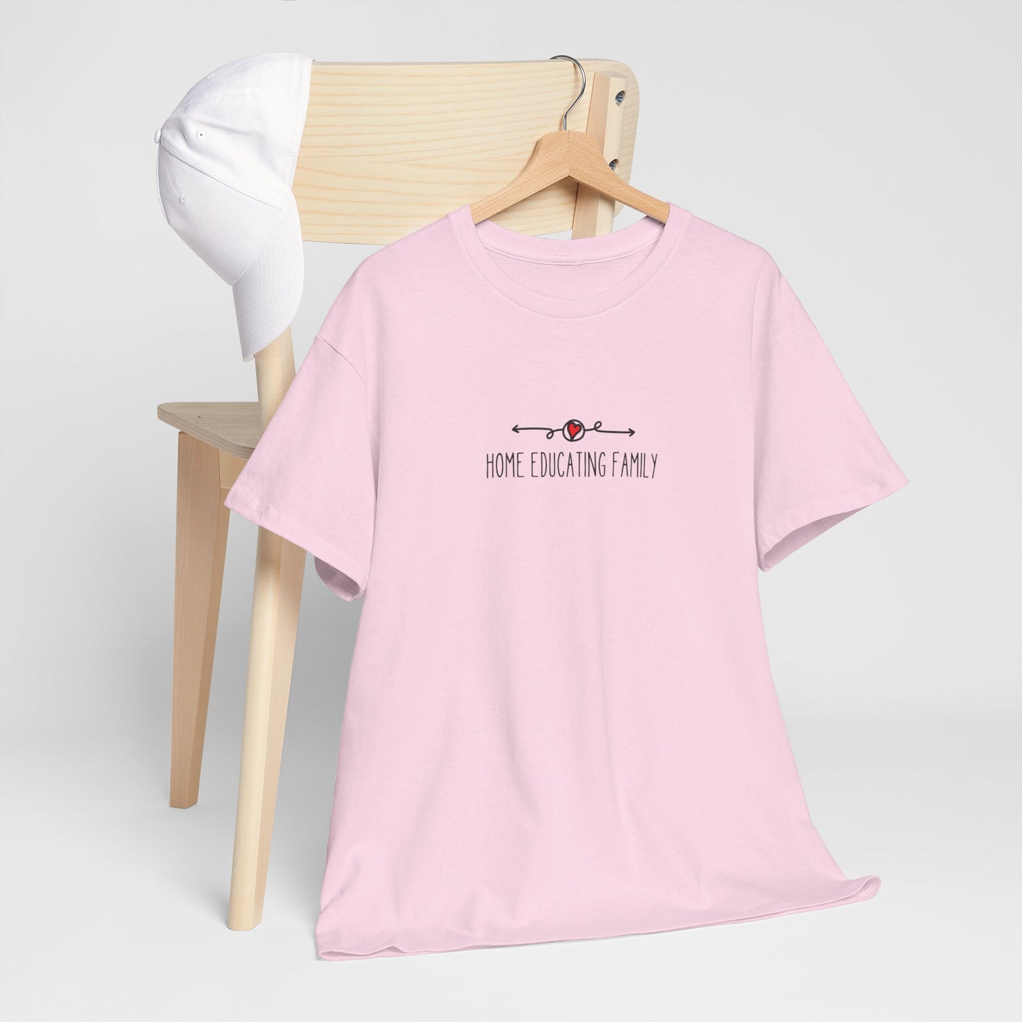 Unisex Heavy Cotton T-shirt - Home Educating Family - Thsirt For Home Educating Parents - Home Education