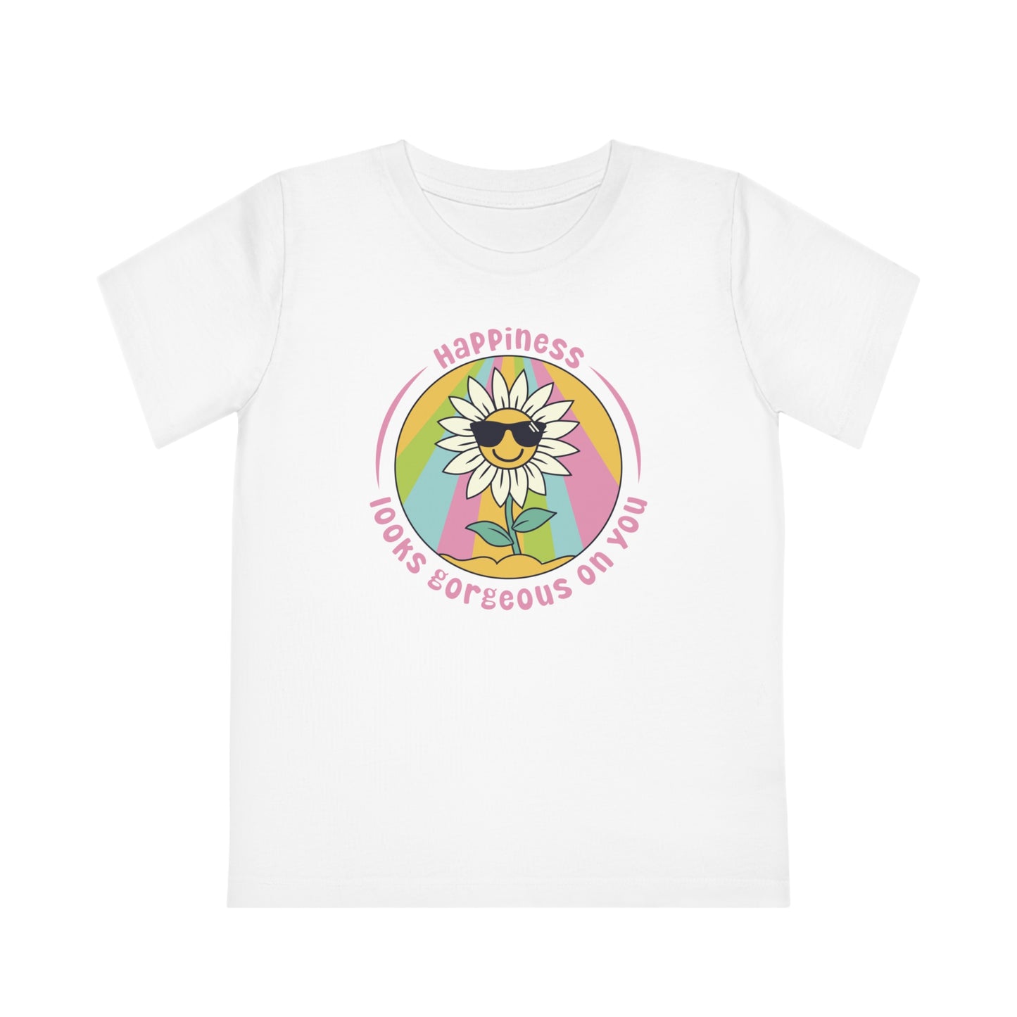 Kids' Eco Friendly T-Shirt - Happiness looks gorgeous on you