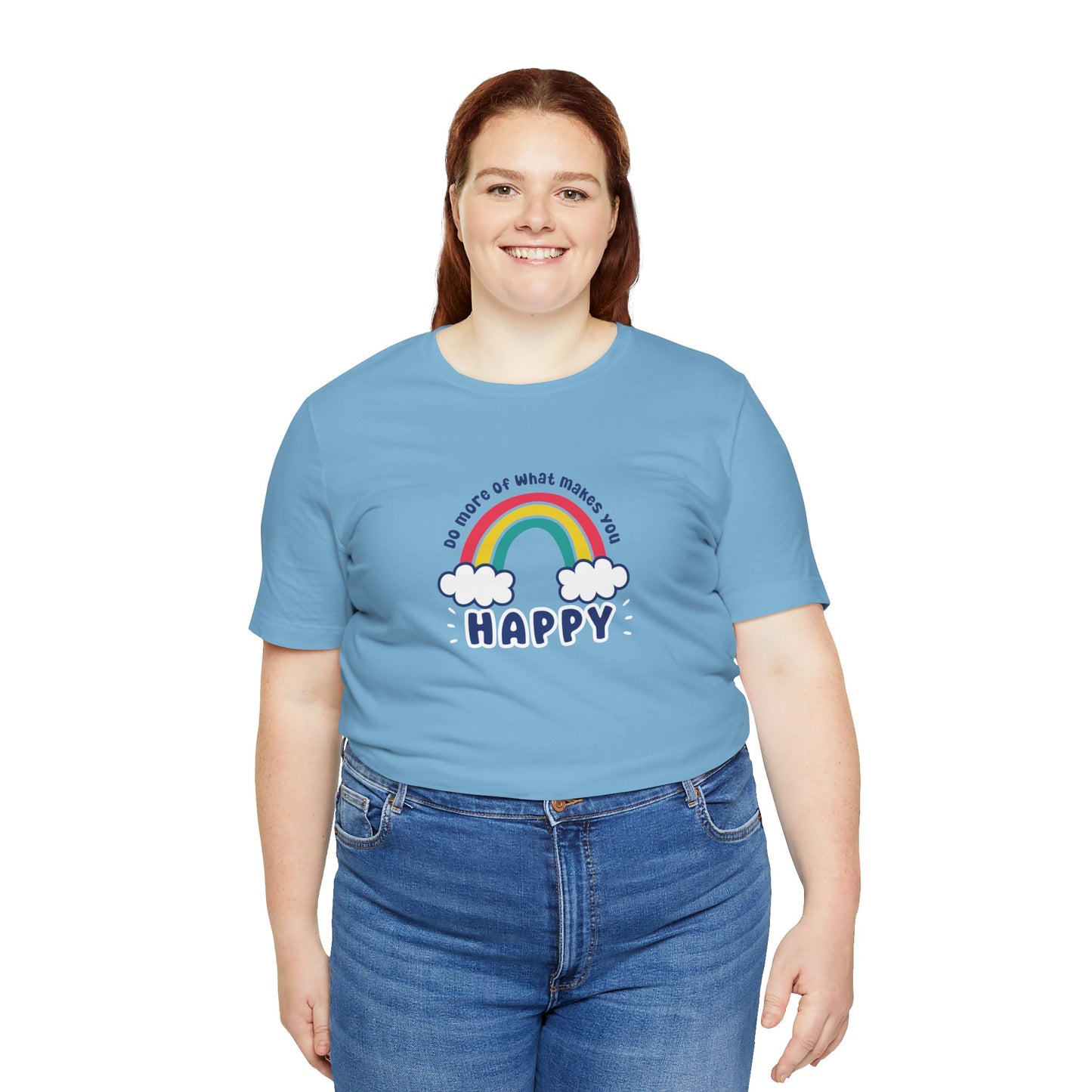 Unisex Jersey Short Sleeve Tee - Do more of what makes you happy