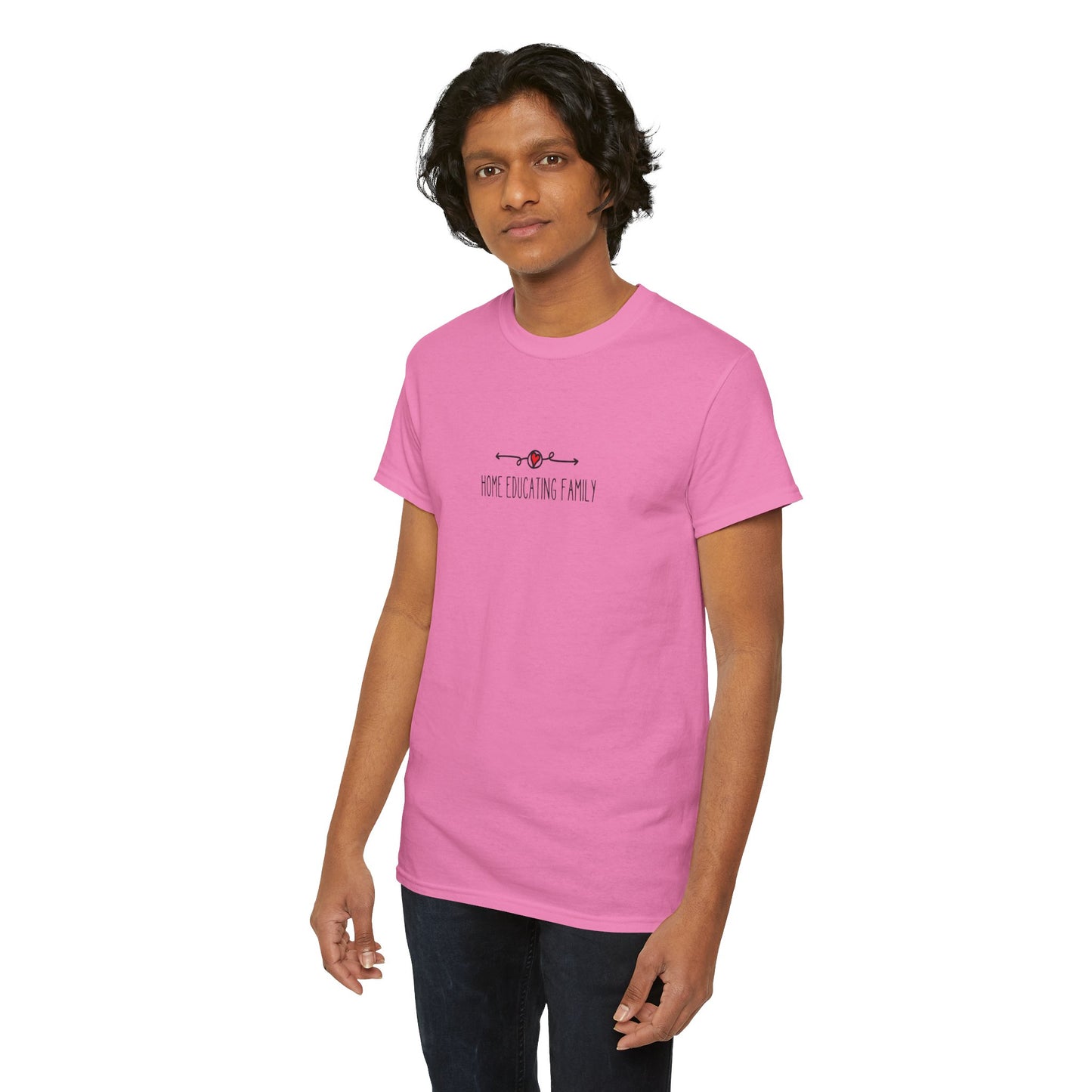 Unisex Heavy Cotton T-shirt - Home Educating Family - Thsirt For Home Educating Parents - Home Education