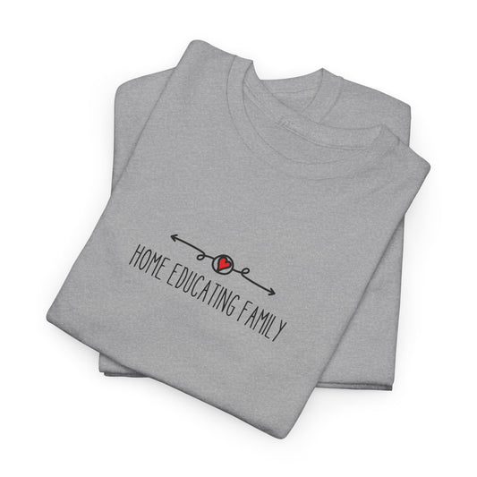 Unisex Heavy Cotton T-shirt - Home Educating Family - Thsirt For Home Educating Parents - Home Education