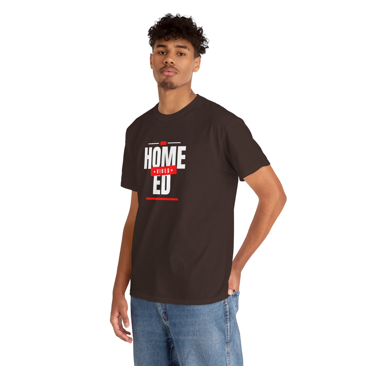 Unisex Heavy Cotton T-shirt - Home Ed Vibes - Tshirt For Home Educating Parents - Home Education Fashion