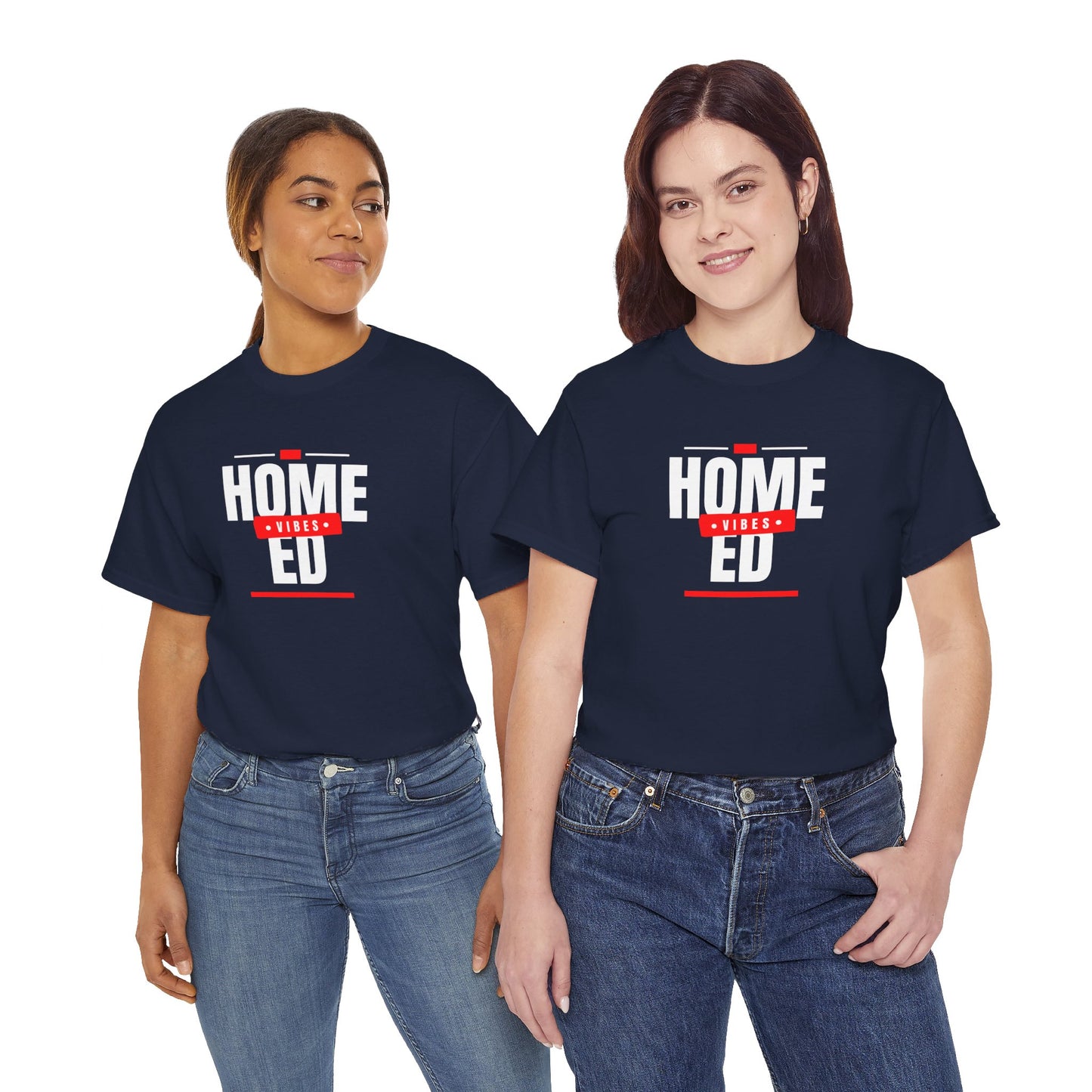 Unisex Heavy Cotton T-shirt - Home Ed Vibes - Tshirt For Home Educating Parents - Home Education Fashion