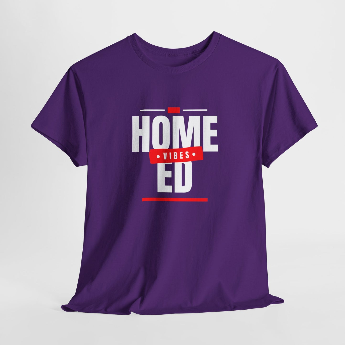 Unisex Heavy Cotton T-shirt - Home Ed Vibes - Tshirt For Home Educating Parents - Home Education Fashion