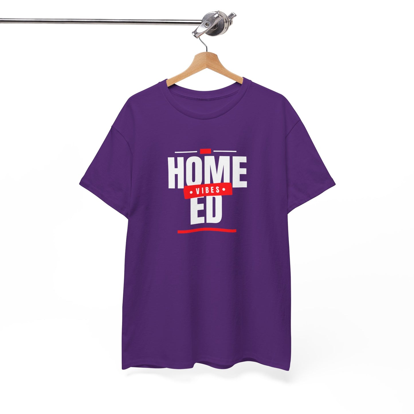 Unisex Heavy Cotton T-shirt - Home Ed Vibes - Tshirt For Home Educating Parents - Home Education Fashion