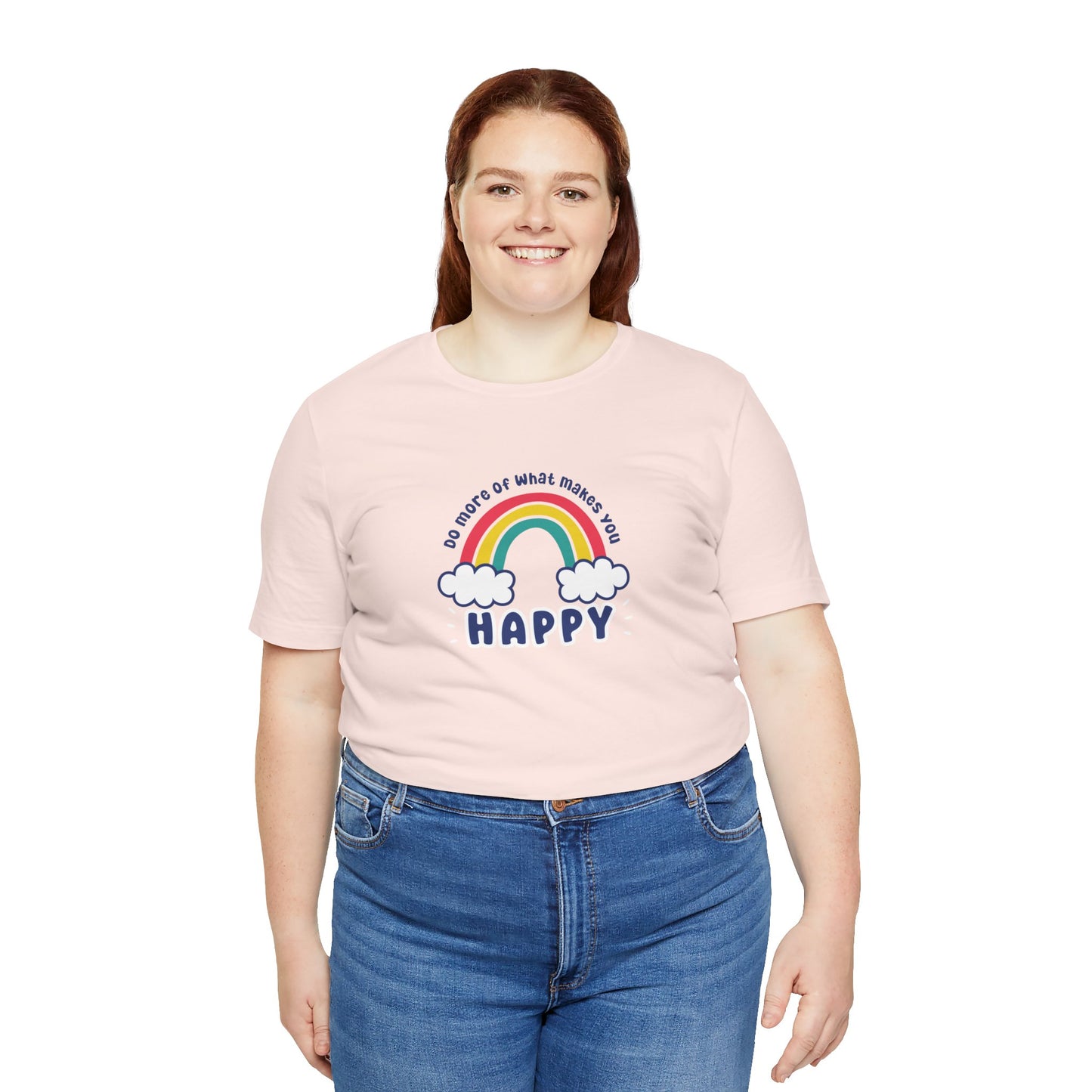 Unisex Jersey Short Sleeve Tee - Do more of what makes you happy