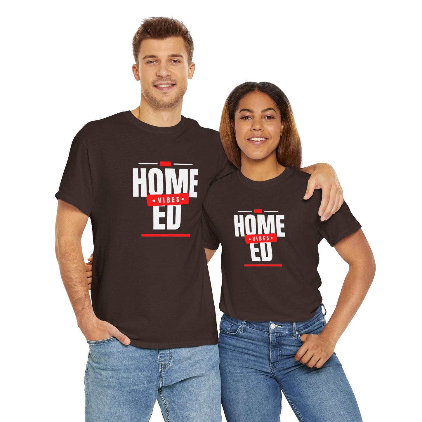 Unisex Heavy Cotton T-shirt - Home Ed Vibes - Tshirt For Home Educating Parents - Home Education Fashion