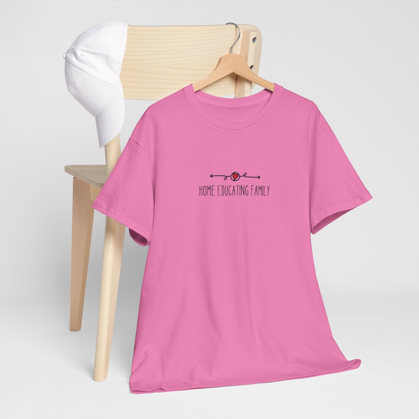 Unisex Heavy Cotton T-shirt - Home Educating Family - Thsirt For Home Educating Parents - Home Education