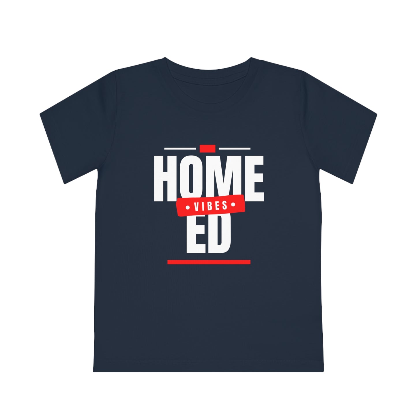 Kids' Organic T-Shirt - Home Ed Vibes - Tshirt For Home Educated Kids - Home Education Fashion