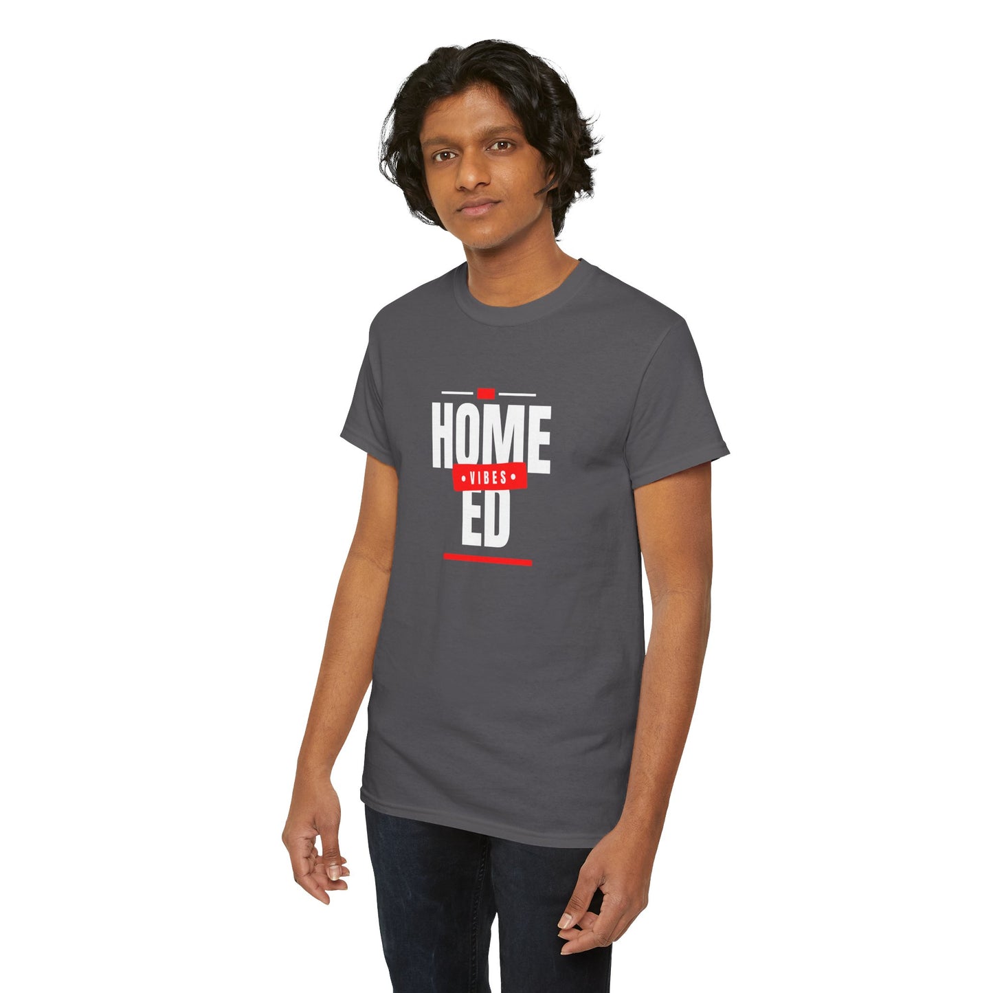 Unisex Heavy Cotton T-shirt - Home Ed Vibes - Tshirt For Home Educating Parents - Home Education Fashion